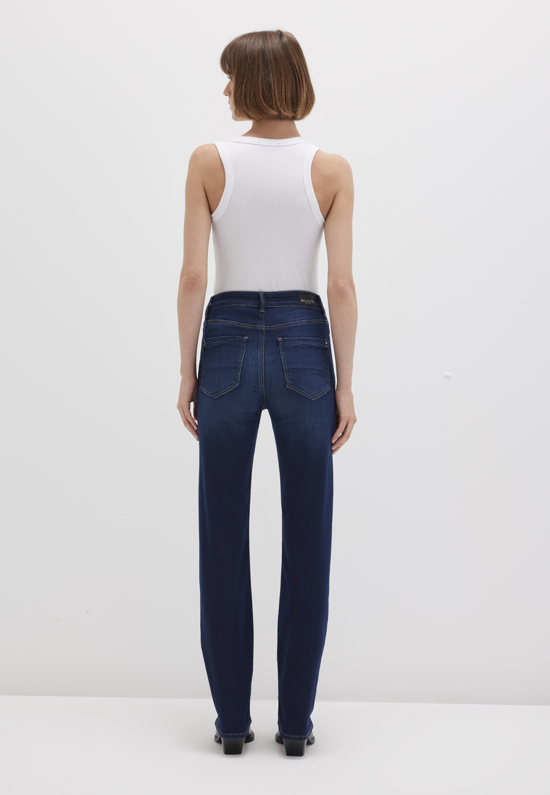 Mavi Straight-Jeans »KENDRA« gerde Form