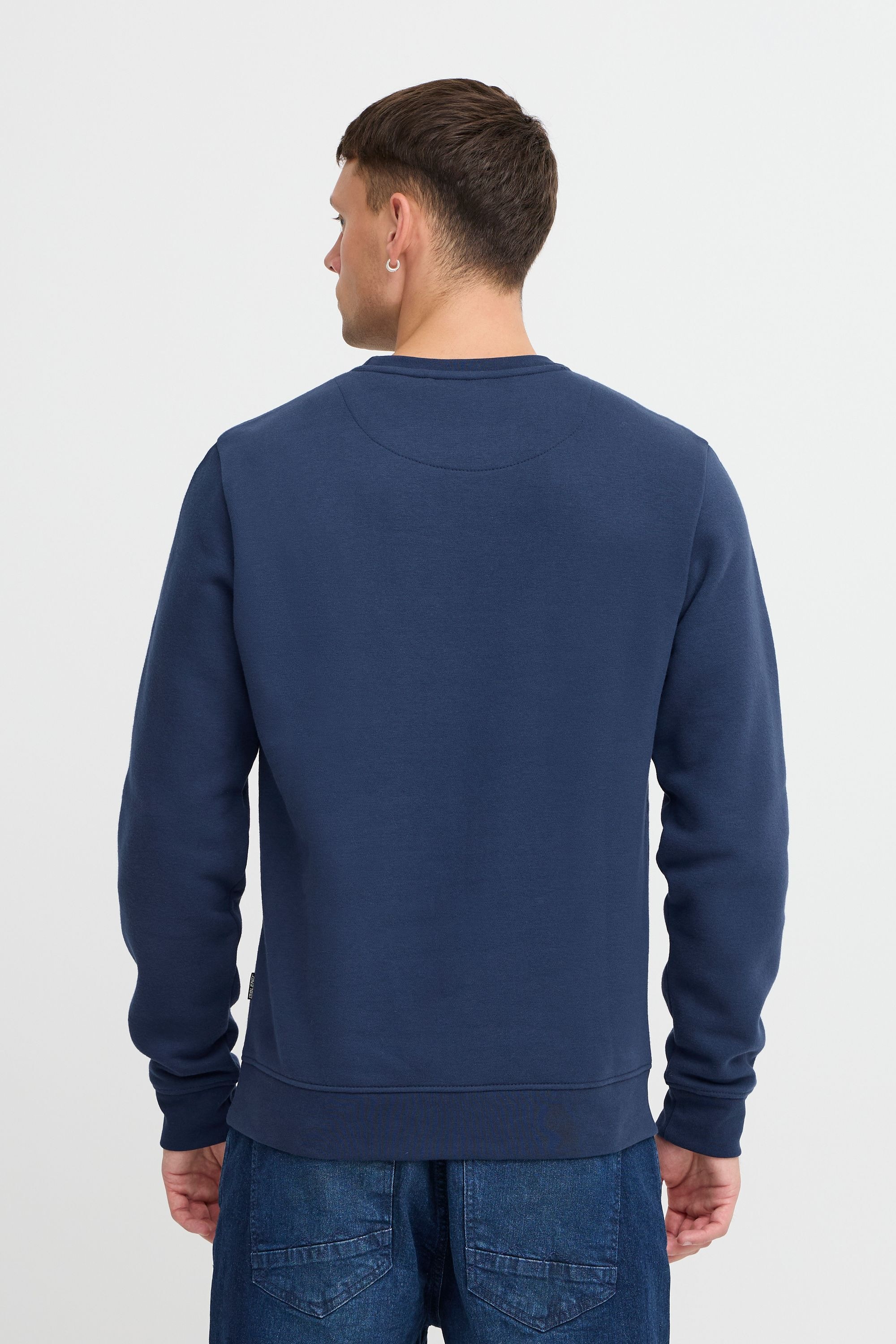 Blend Rundhalspullover »BHSweatshirt« Klassischer Sweatpullover mit Rundhalsausschnitt