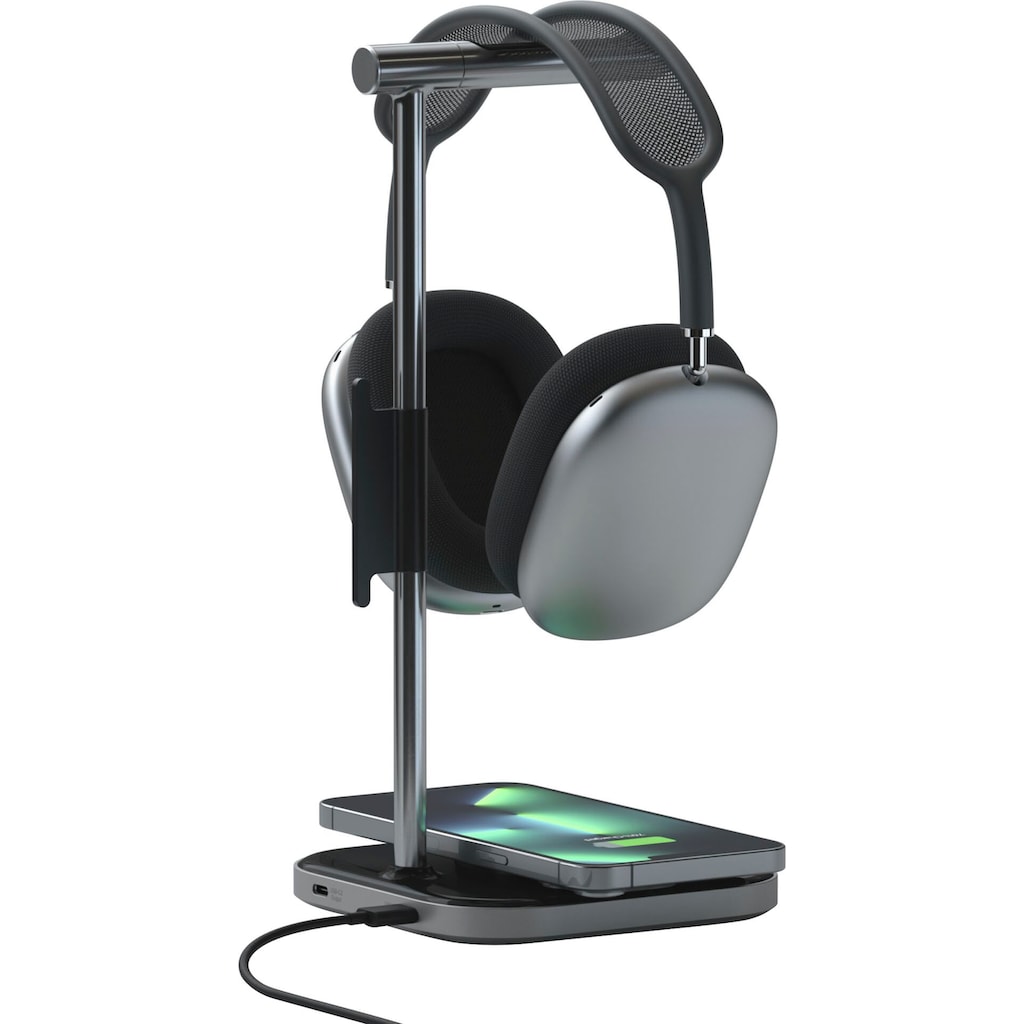 Satechi Wireless Charger »2-in-1 Headphone Stand mit Wireless Charger«, (1 St.)