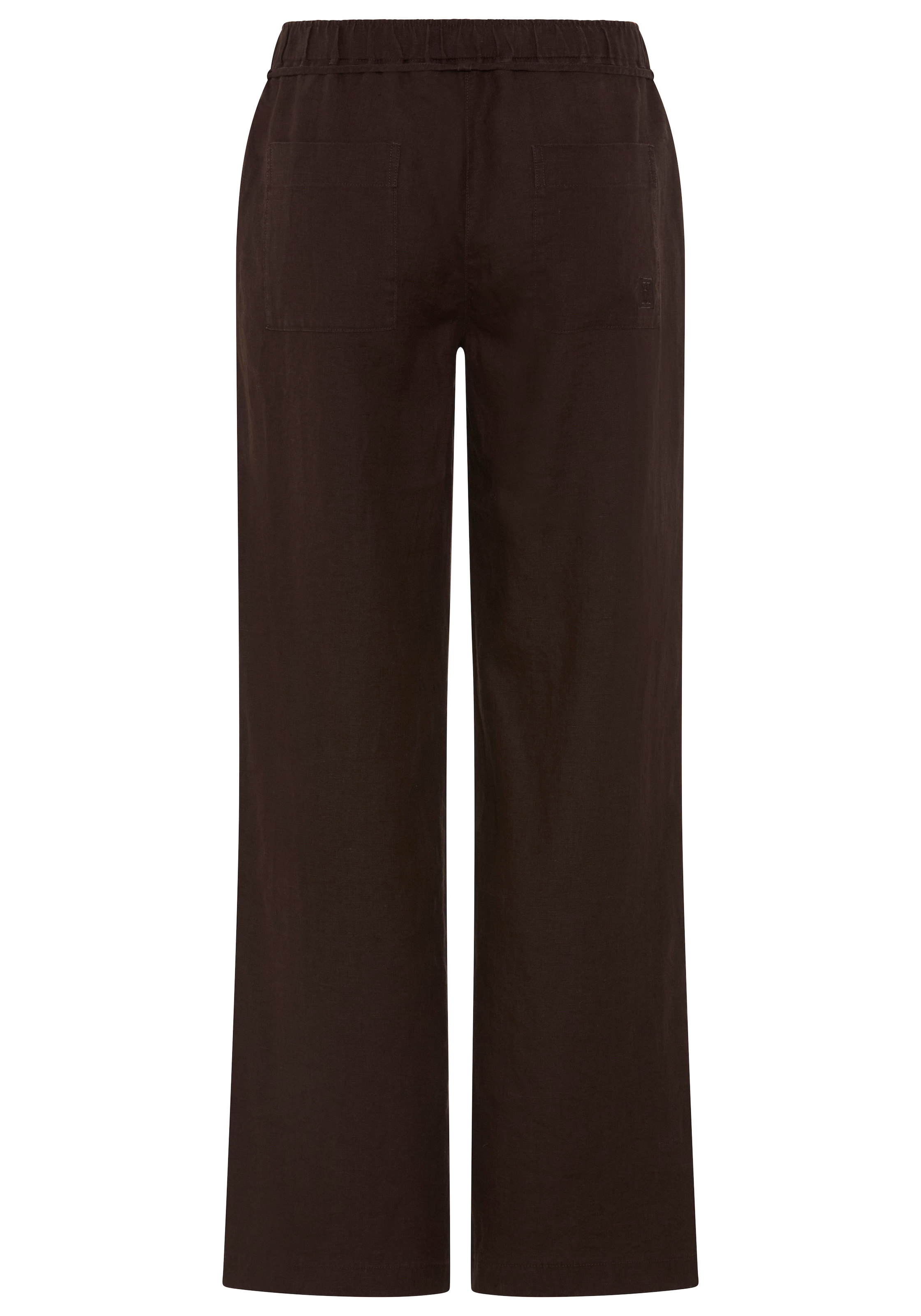 MAC Leinenhose »CHIARA BELT«  Sommerhose Wide Fit, mit geradem, weitem Bein