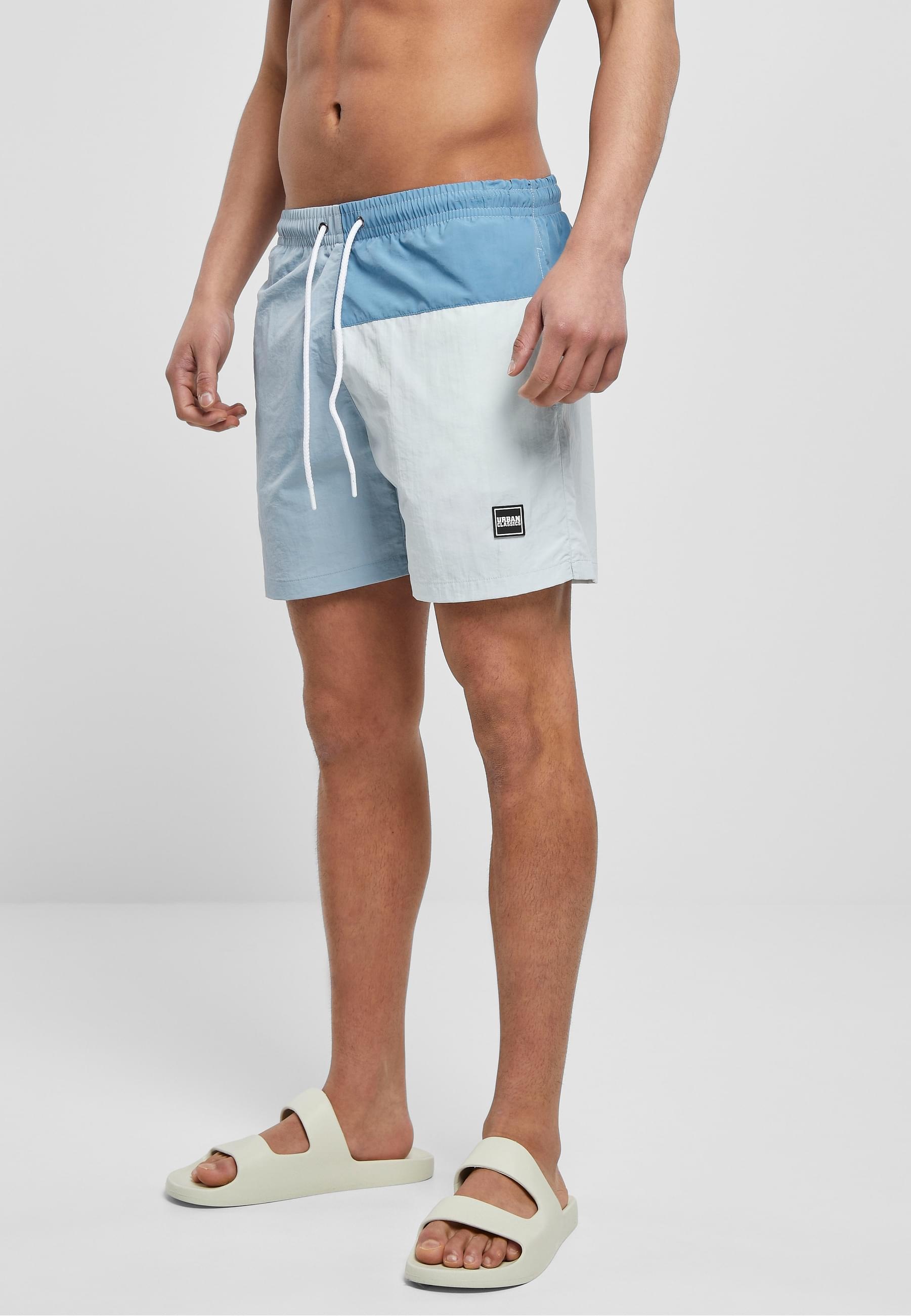 URBAN CLASSICS Badeshorts »Urban Classics Herren 3 Block Swim Shorts«
