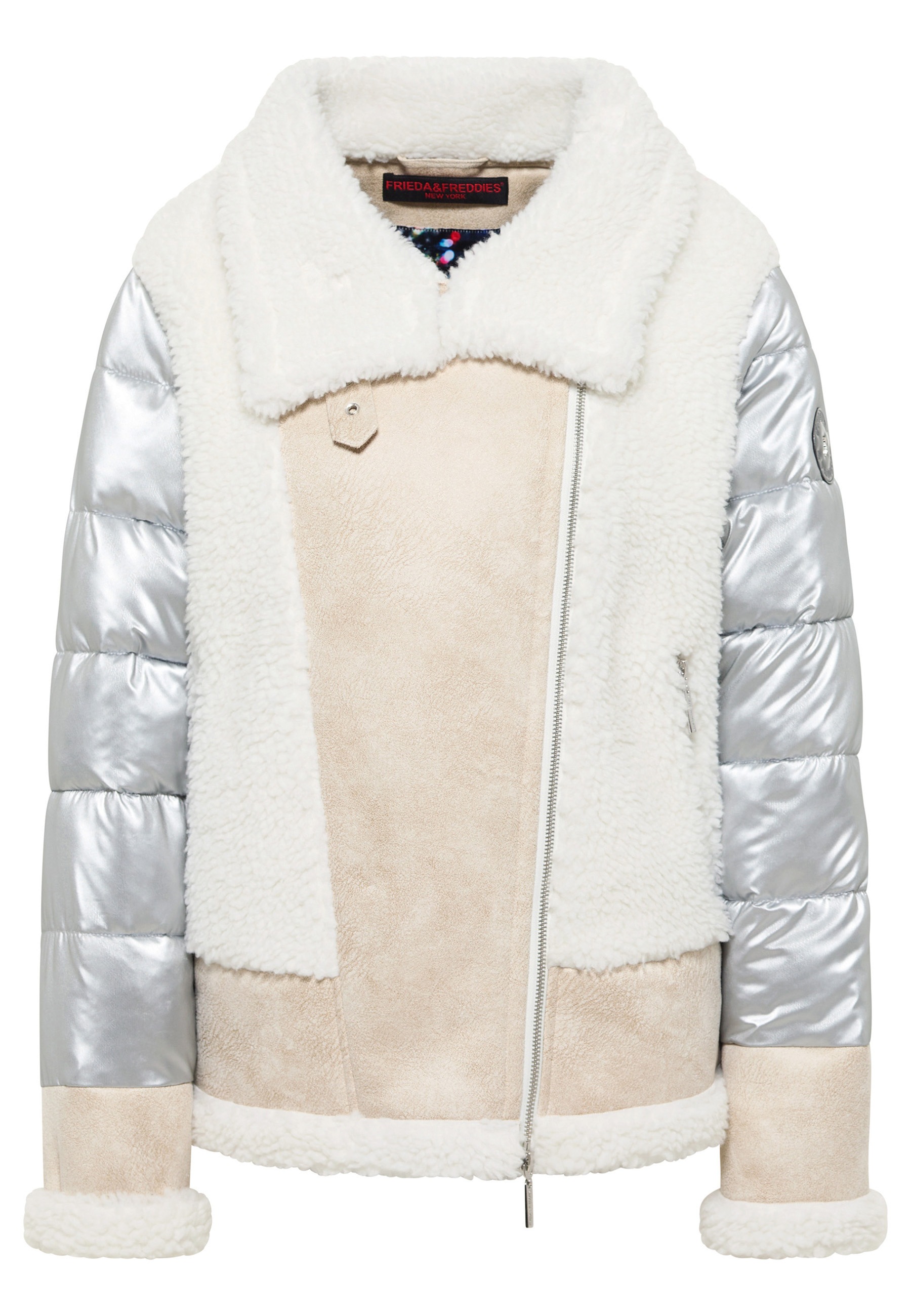 Frieda & Freddies Winterjacke »Fake Fur Jacket / Fiona«, mit dezenten Farbdetails