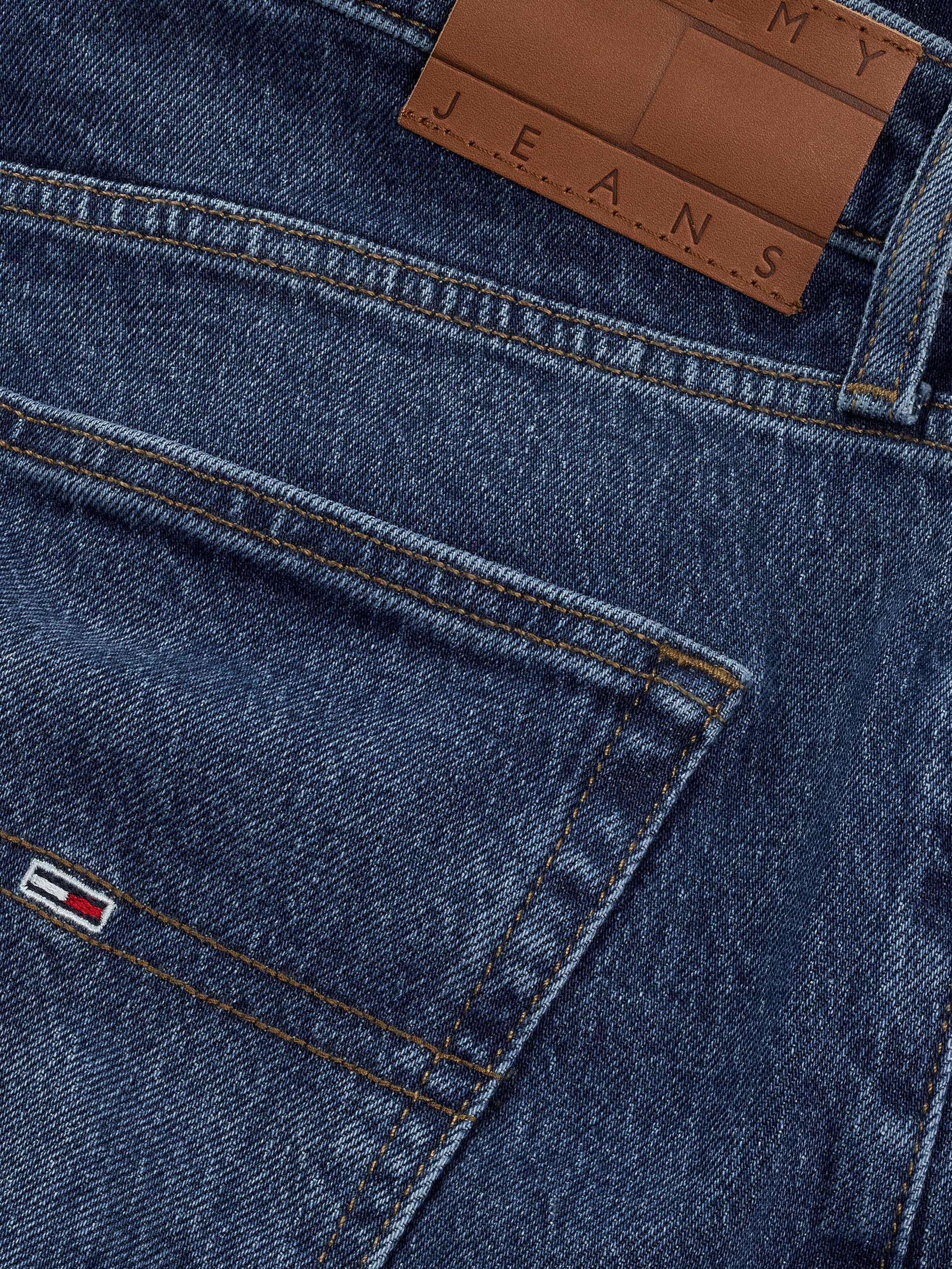 Tommy Jeans Regular-fit-Jeans »Otis Regular Straight«, Mit Gürtelschlaufen