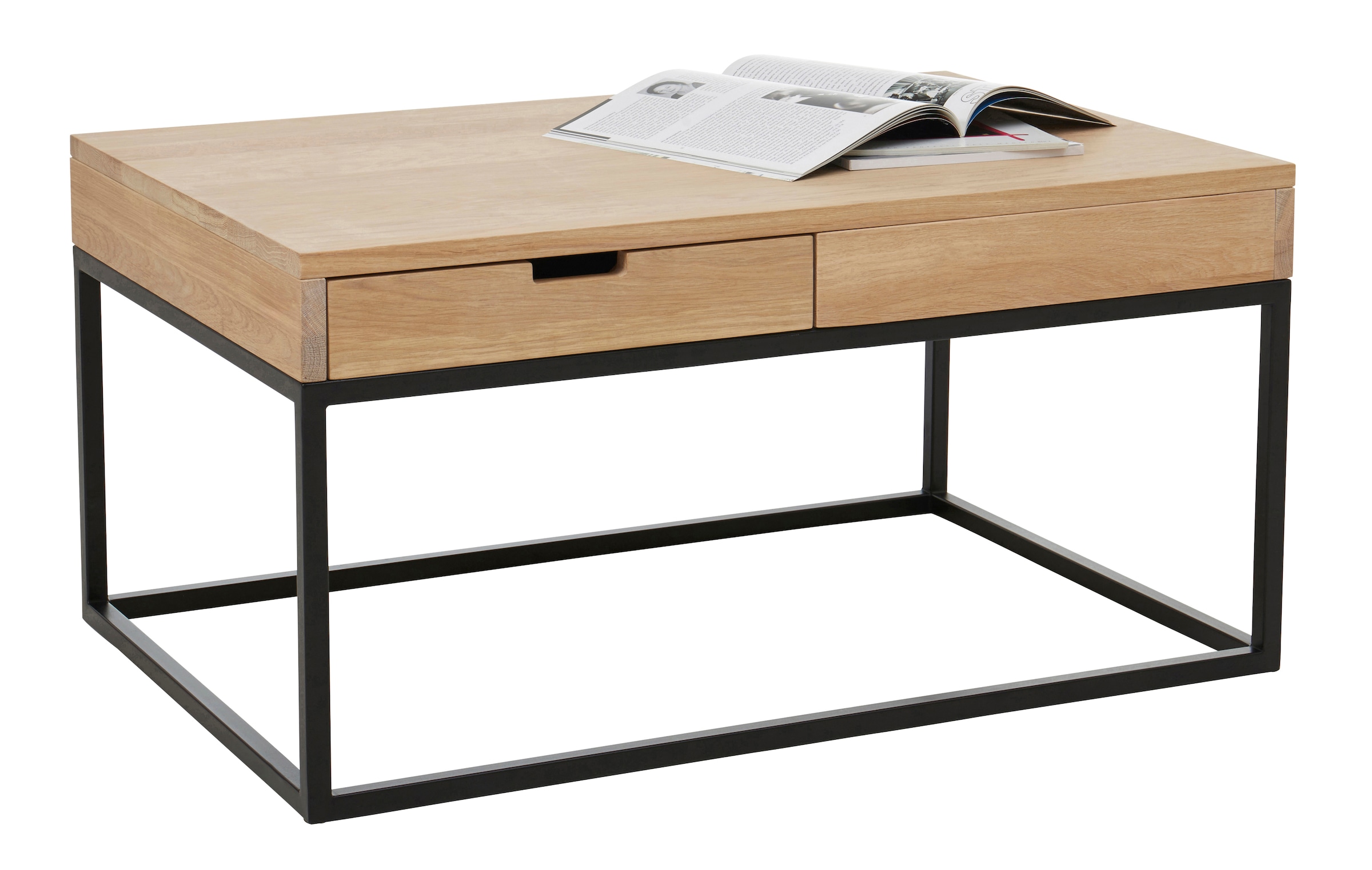 Home affaire Couchtisch "Rava", (B/T/H: 90/60/45 cm), aus Eichenholz, FSC z günstig online kaufen