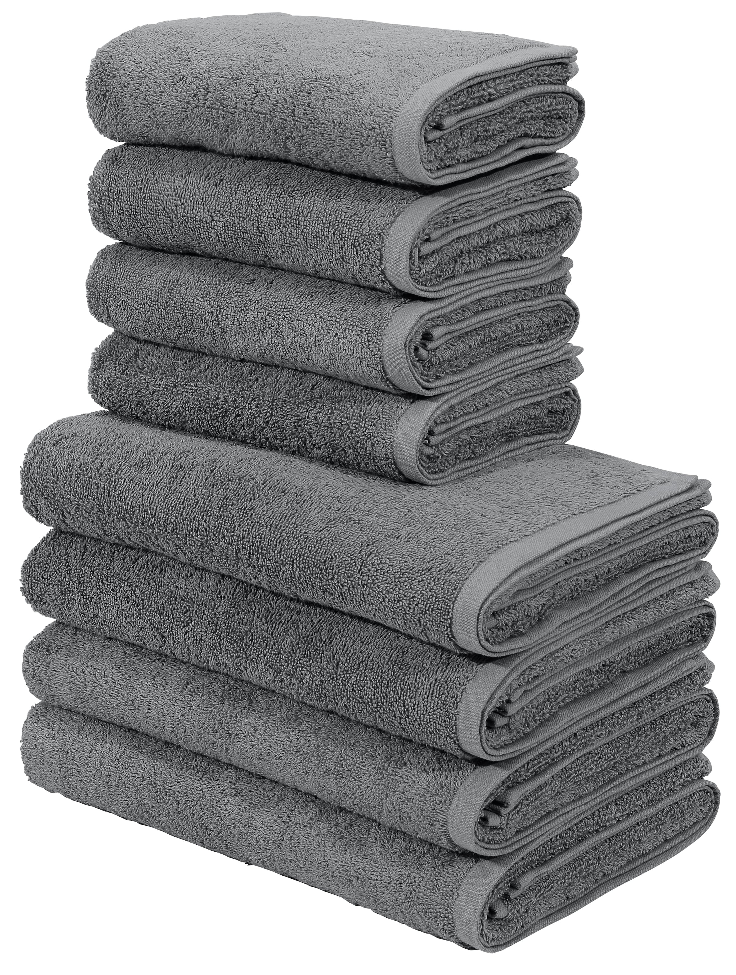 OTTO home Handtuch Set "Merida, 4 Duschtücher 70x140cm, 4 Handtücher 50x100 günstig online kaufen