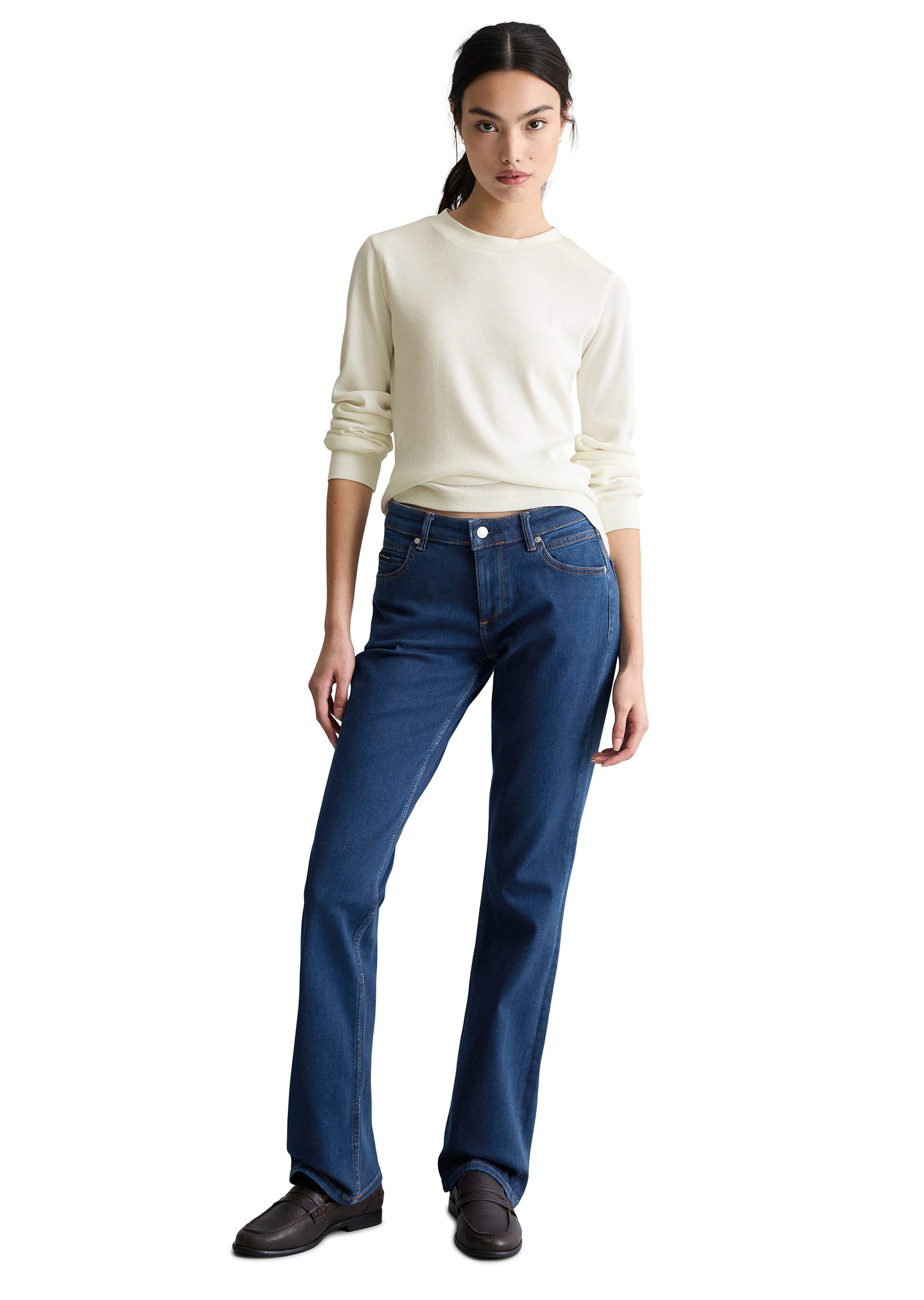 Marc O'Polo DENIM Bootcut-Jeans »aus Organic Cotton-Mix-Stretch«