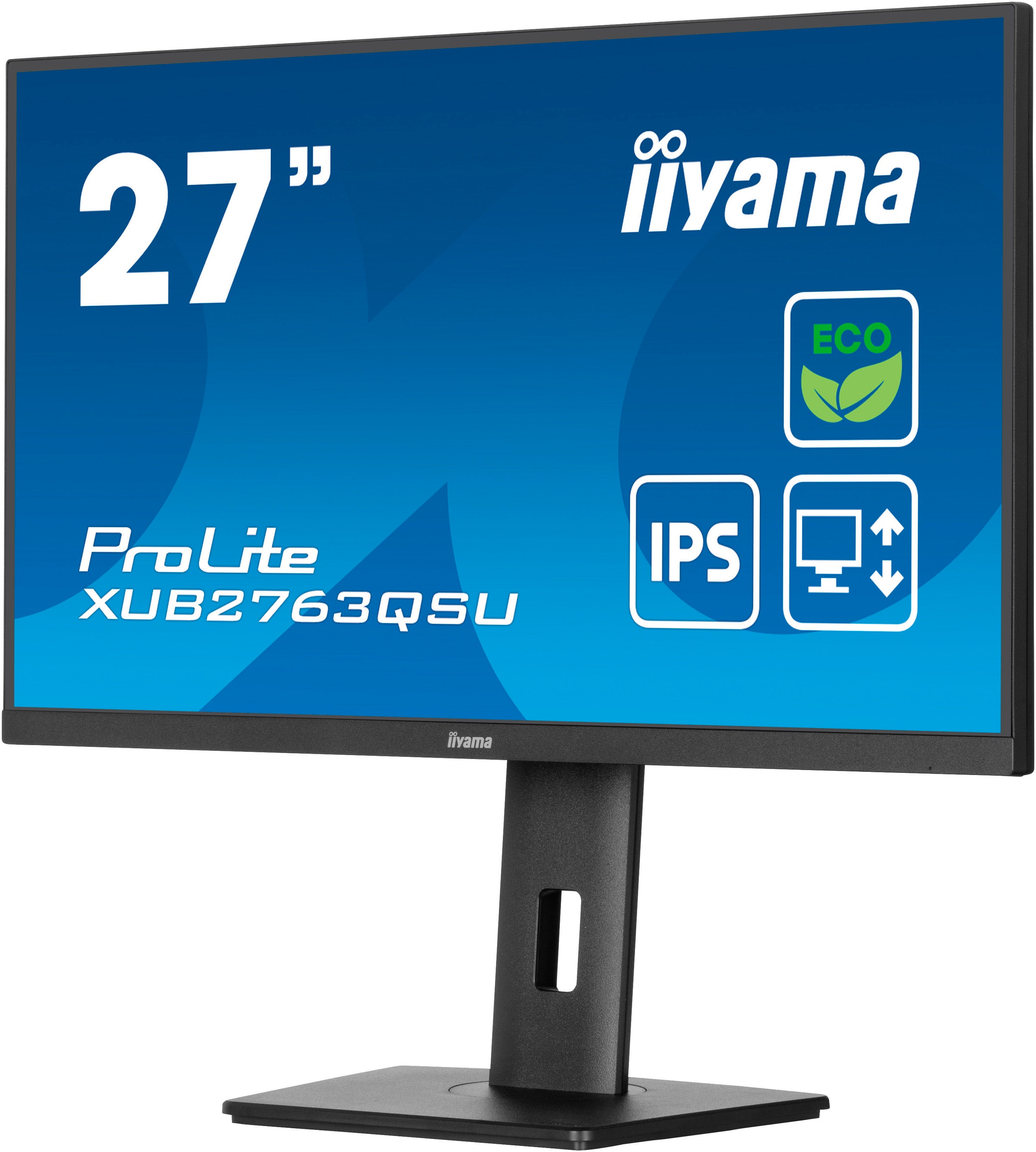 Iiyama LED-Monitor »XUB2763QSU-B1«, 69 cm/27 Zoll, 2560 x 1440 px, QHD, 2 ms Reaktionszeit, 100 Hz