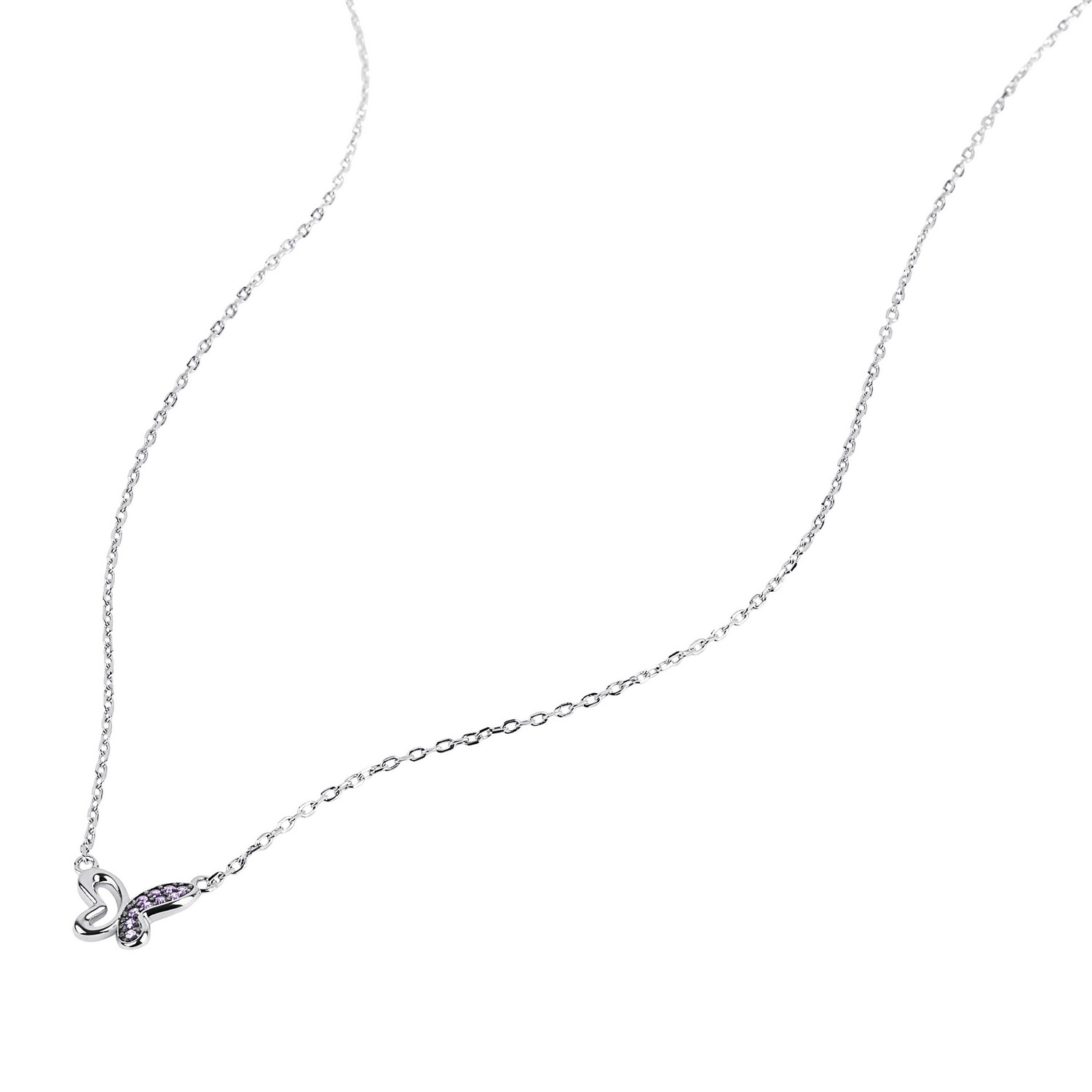 TOM TAILOR Kette mit Anhänger »Schmetterling-Motiv« mit Zirkonia (synth.)