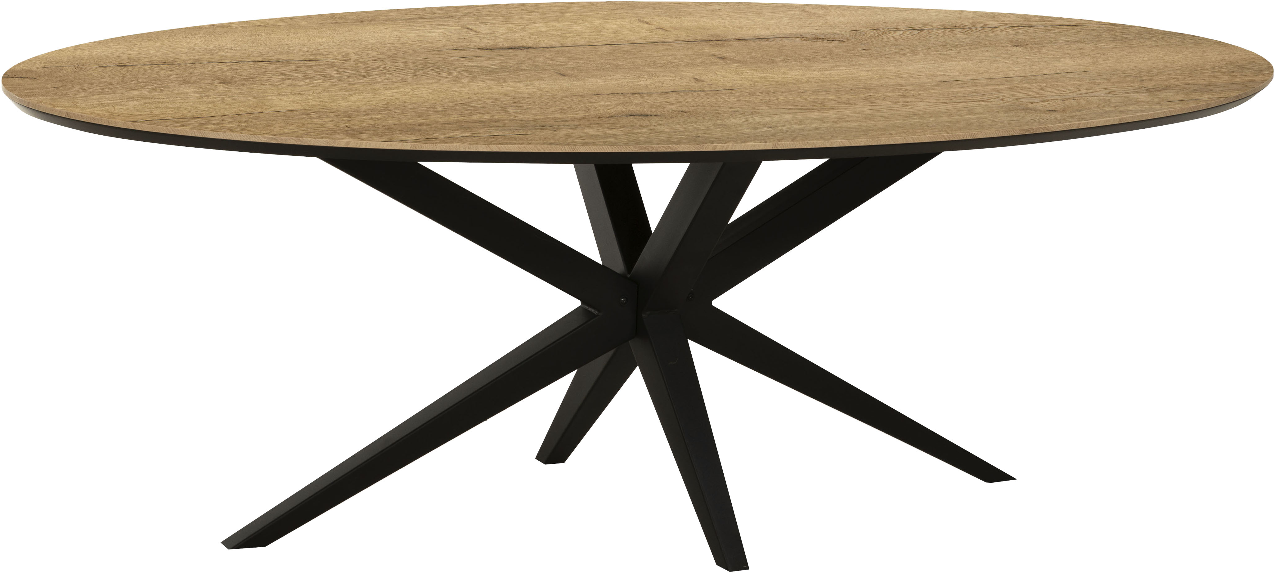 OMG Design "Wellington" 1 Stk. tlg. Hochwertige Melamin-Tischplatte mit Metallgestell