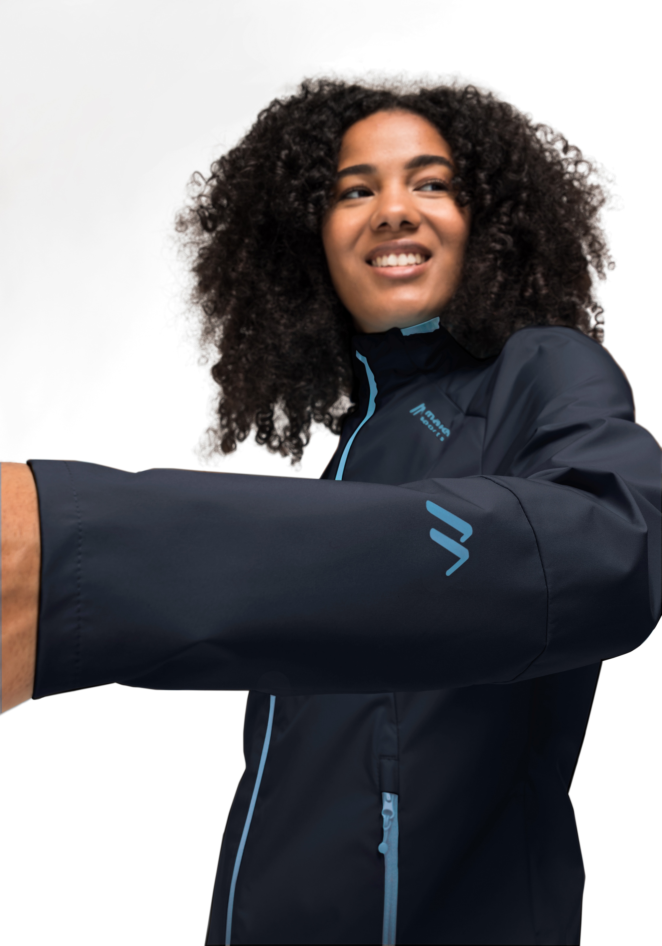 Maier Sports Softshelljacke »Brims W«, atmungsaktive Damen Outdoorjacke, wasserabweisende Wanderjacke