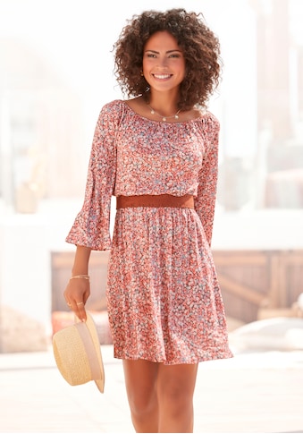 LASCANA Jerseykleid, mit Blumendruck kaufen