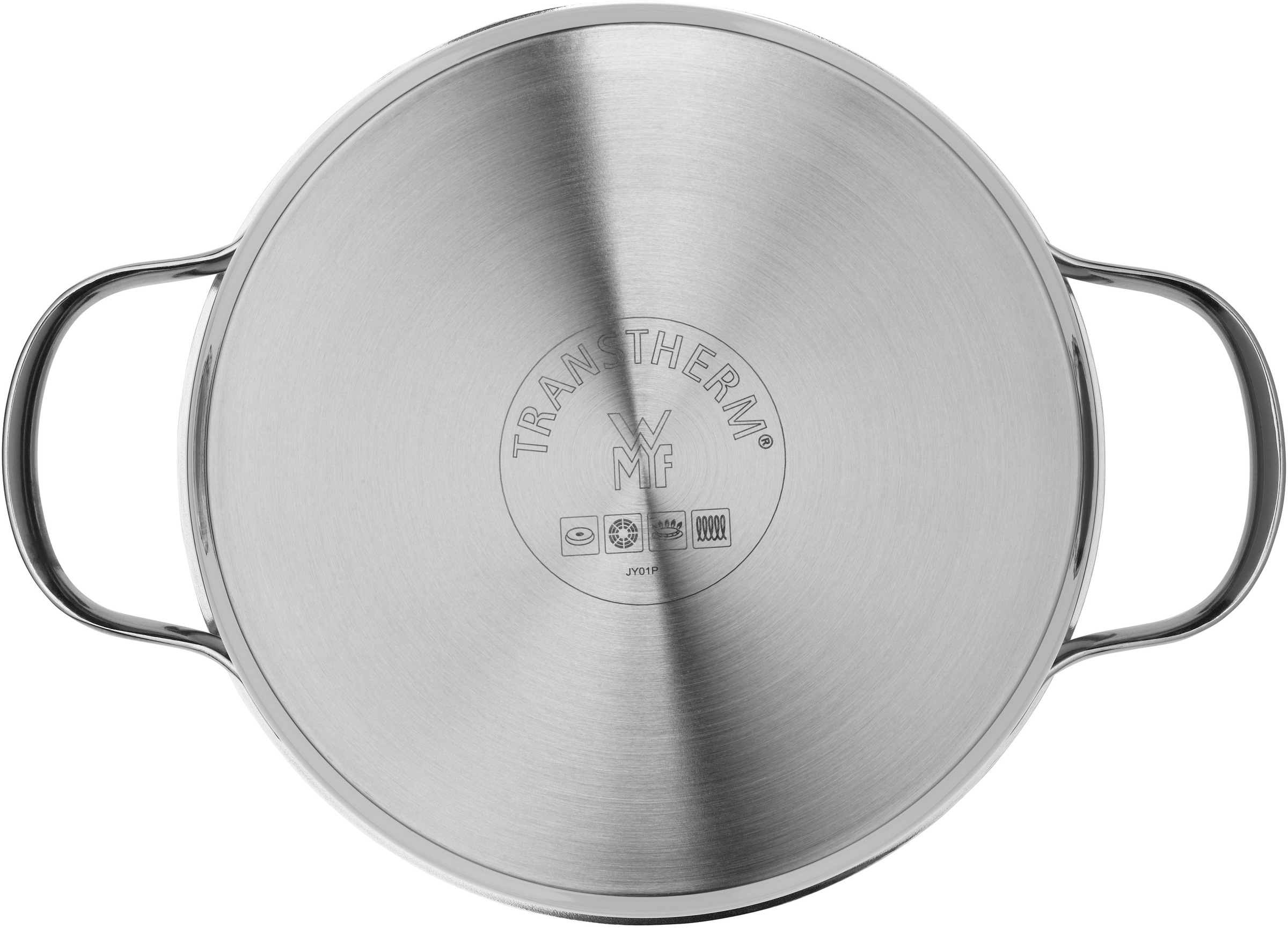 WMF Bratentopf »Provence Plus«, Cromargan® Edelstahl Rostfrei 18/10, (2 tlg.), breiter Schüttrand, elegant, langlebig, spülmaschinengeeignet