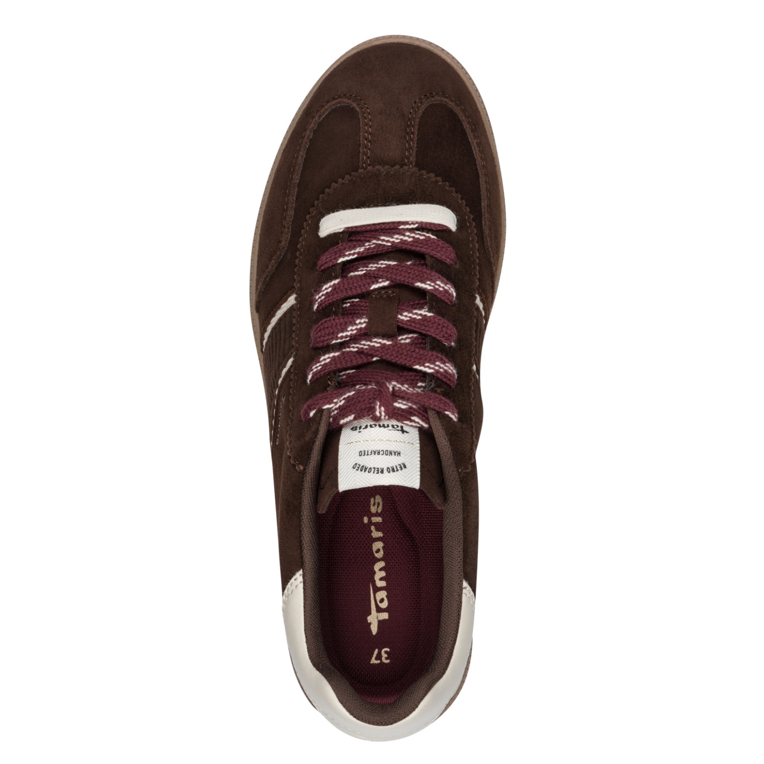 Tamaris Plateausneaker  Halbschuh, Freizeitschuh, Plateausneaker mit Kontrastbesatz