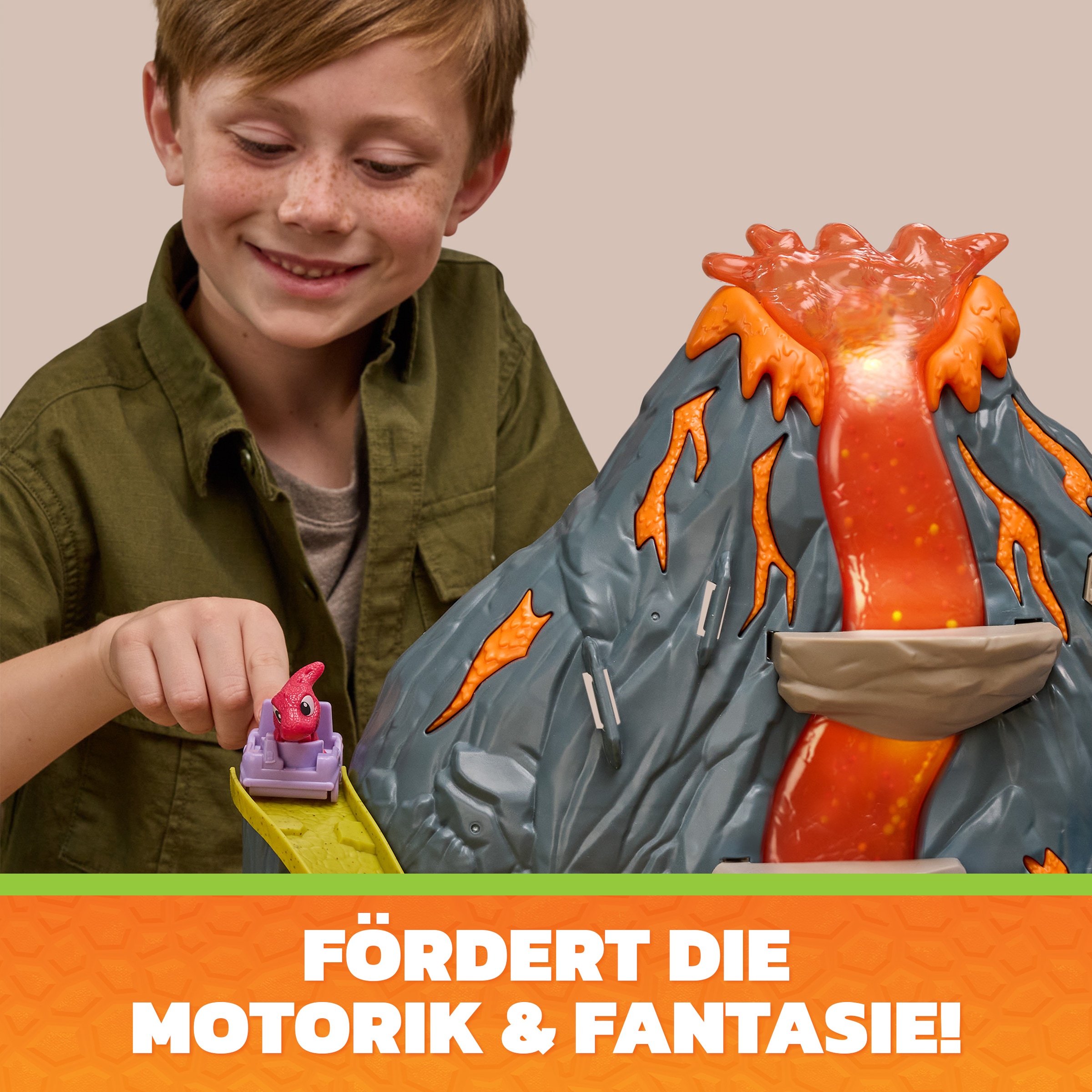 Spin Master Spielwelt »PAW Patrol: Der Dino Film, Super-Lava-Blast Vulkan-Spielset« mit Licht- & Soundeffekten