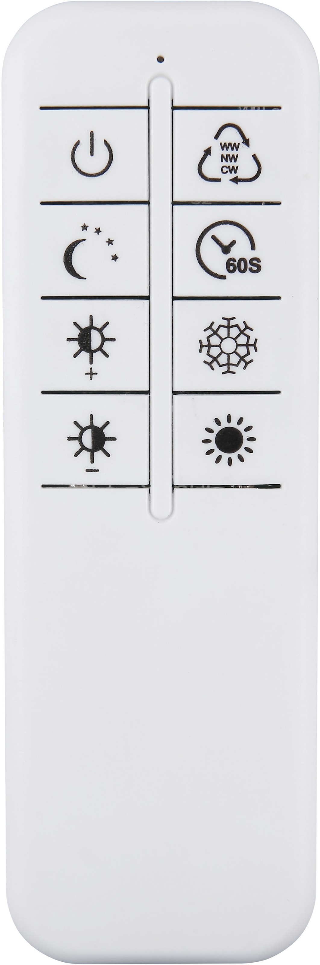 GLOBO LIGHTING Deckenleuchte »INVERTINA« LED-Modul 1 Stk. Deckenleuchte, 3D-Acryl, dimmbar, LED 54W