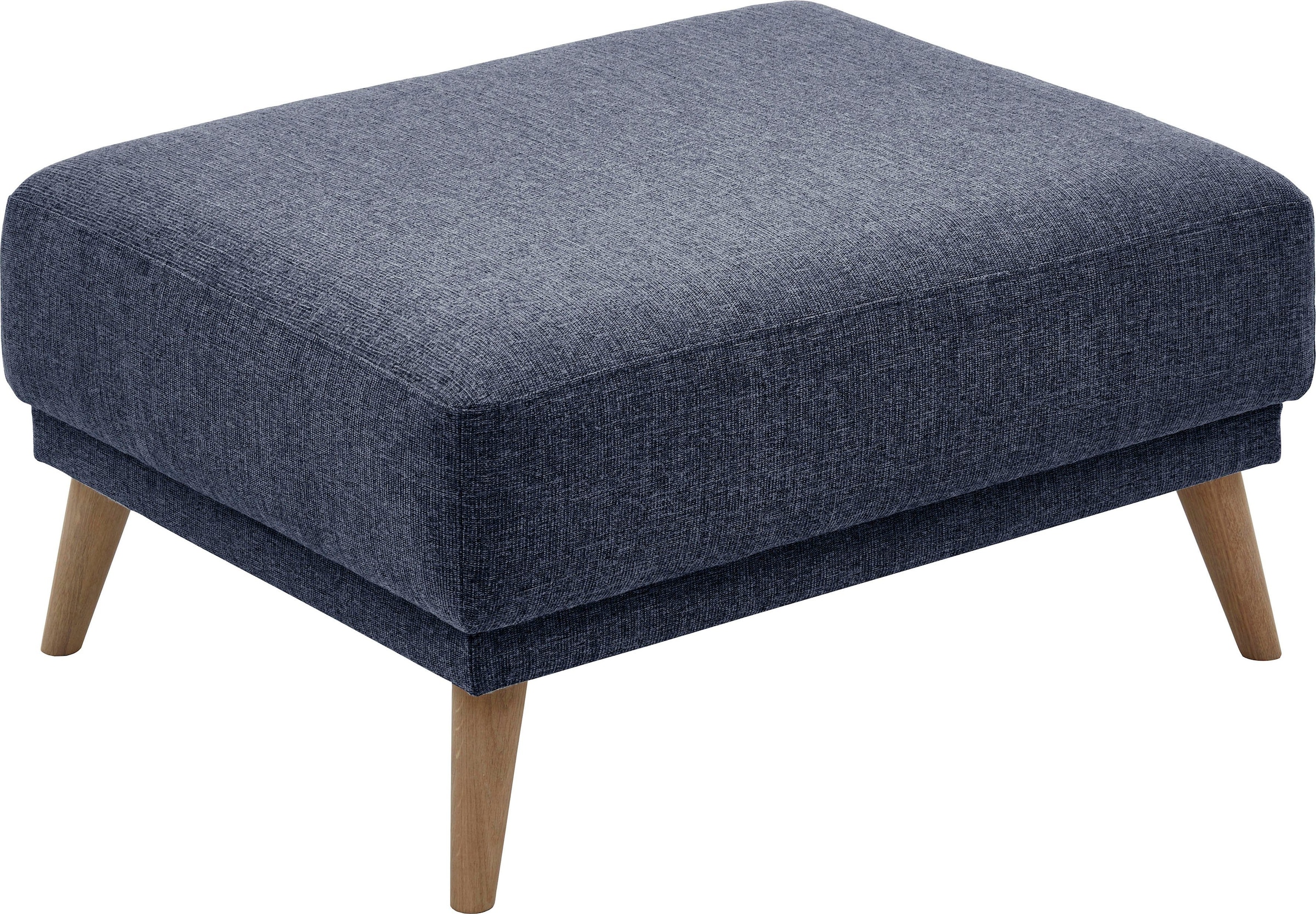 ATLANTIC home collection Hocker "Elvis", Massivholzfüße