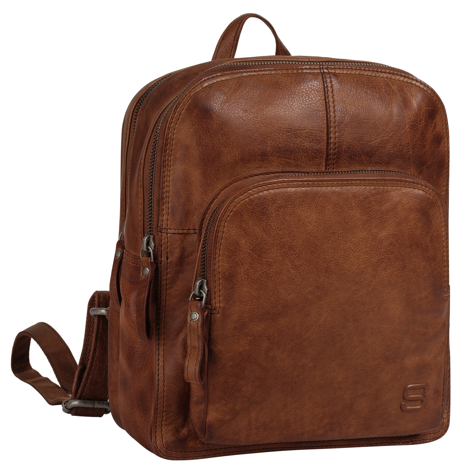 Spikes & Sparrow Cityrucksack, echt Leder