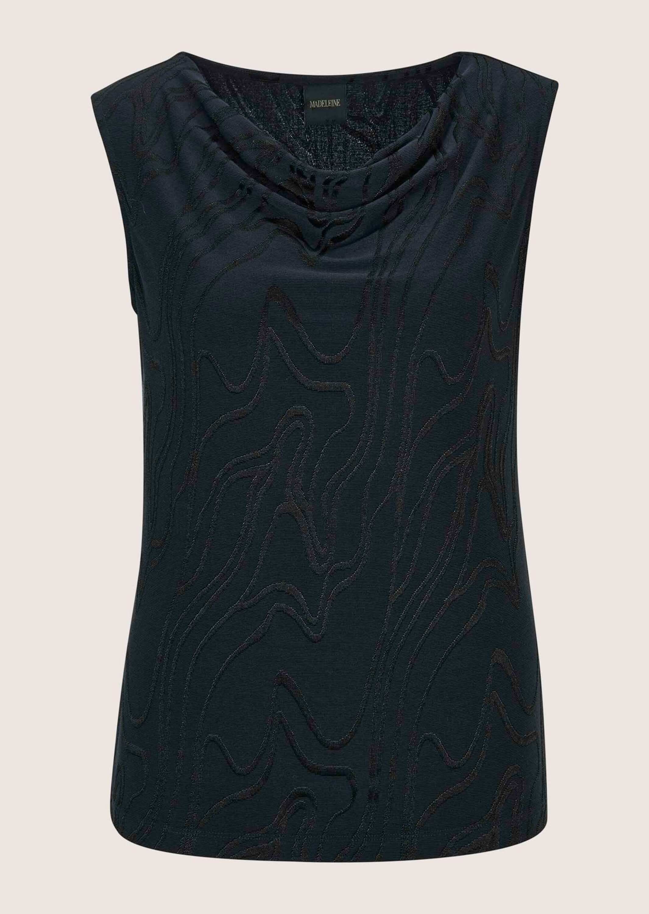 MADELEINE Trägertop "Top Elegantes Jersey-Oberteil mit Wasserfallkragen" günstig online kaufen