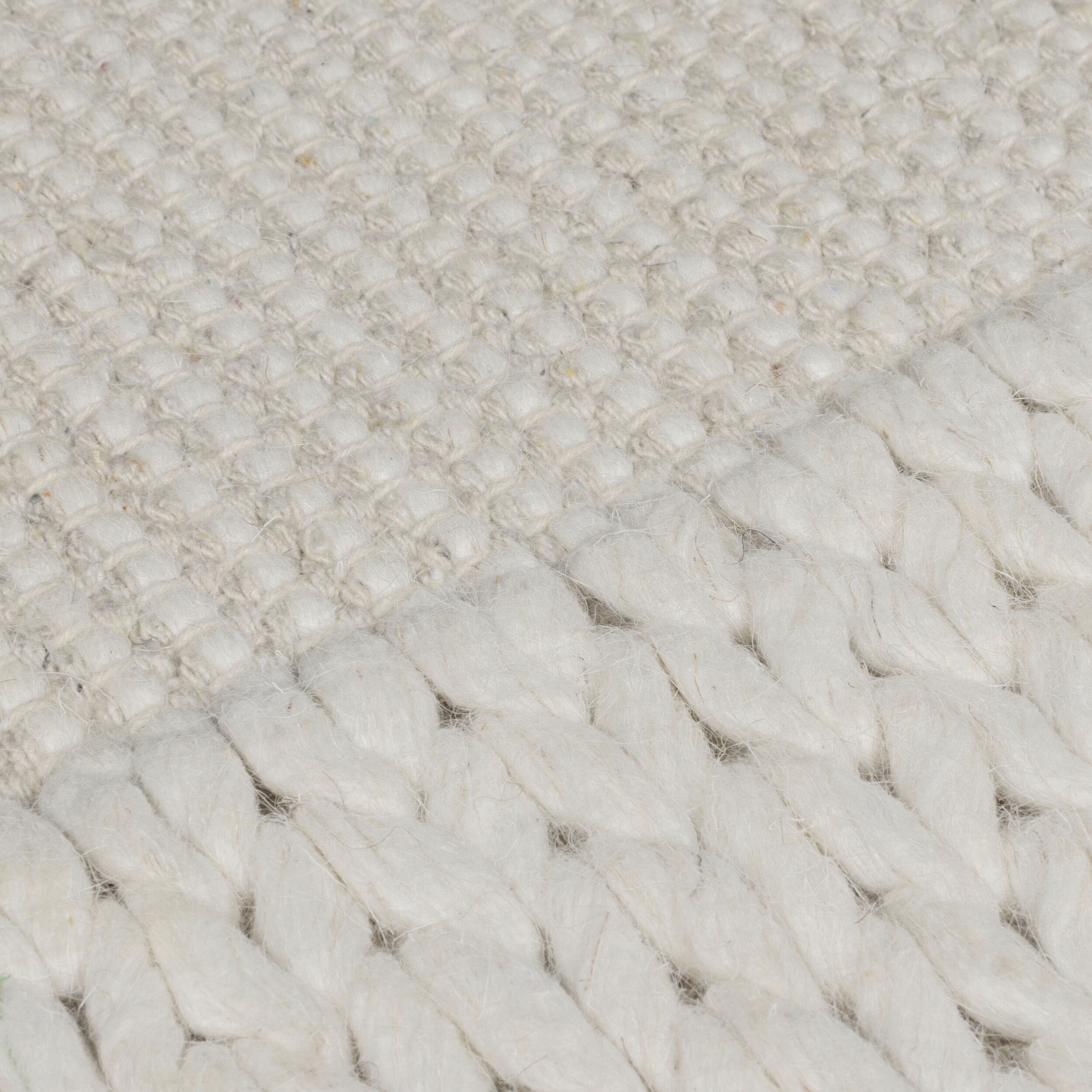 Thumbnail - FLAIR RUGS Teppich "Rue" rechteckig 10 mm Höhe aus einem Wollmischgewebe, handgearbeitet