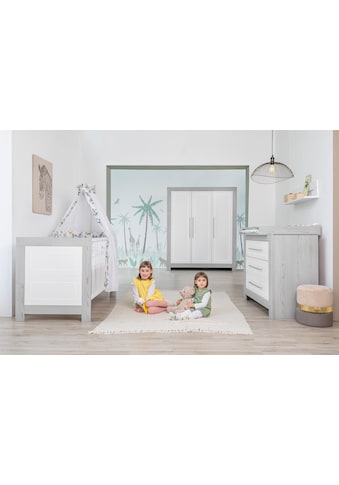 Schardt Babyzimmer-Komplettset »Scandic«, (Set, 3 St., Kinderbett, Kleiderschrank,... kaufen