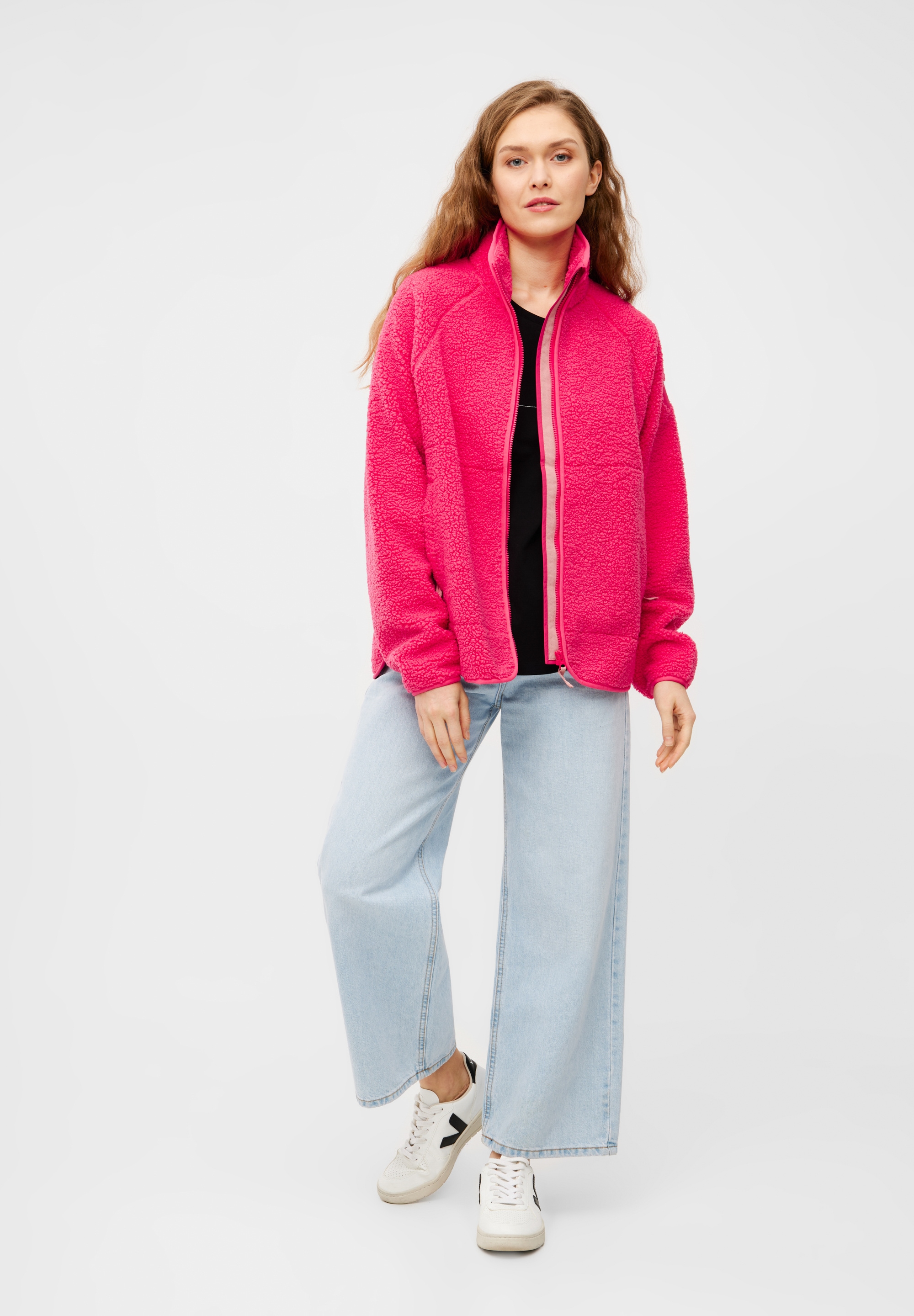 Derbe Fleecejacke »Kuschelby«, Kuschelige Damen Fleece Jacke aus nachhaltigen Materialien