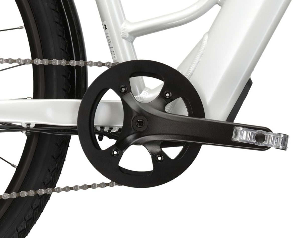 Kross E-Bike »KROSS E-Trekkingrad Trans Hybrid LS 1.0 28 Zoll weiß«, 8 Gang, microSHIFT, ACOLYTE M5185M, Heckmotor 250 W