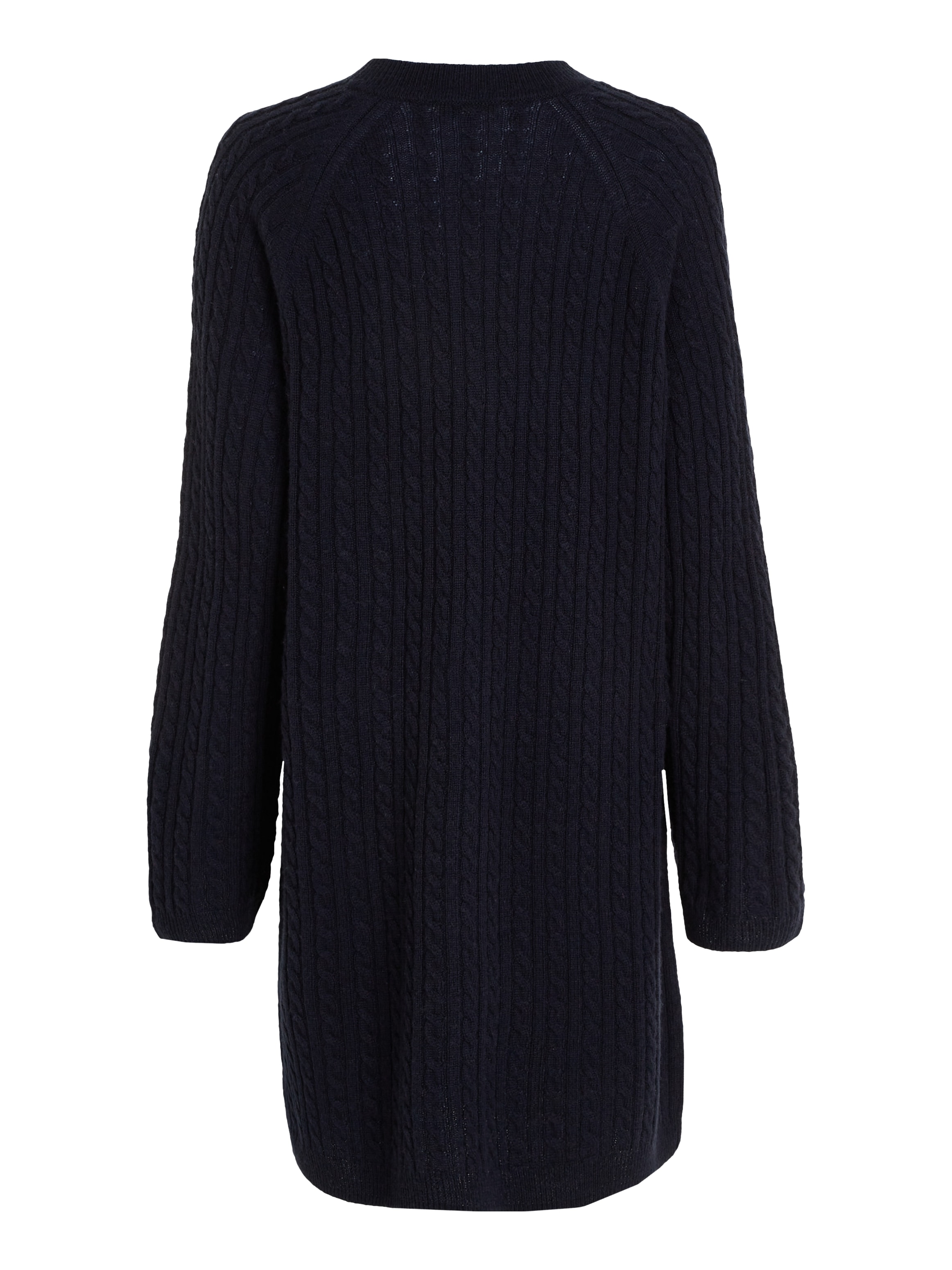 Tommy Hilfiger Strickkleid »SOFT kaufen WOOL DRESS«, aus | CABLE AO weichem BAUR C-NK für Zopfstrick