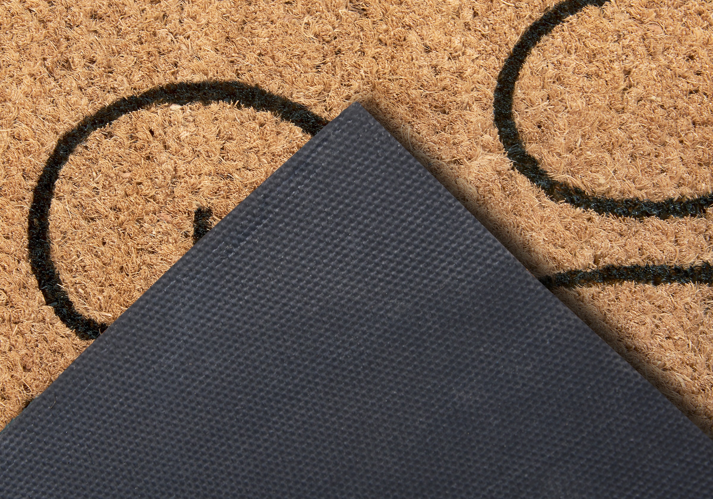 HANSE Home Fußmatte »Mix Mats Kokos Gin, Türmatte«, rechteckig, 15 mm Höhe, Kokos, Schmutzfangmatte, Outdoor, Rutschfest, Innen, Kokosmatte, Flur