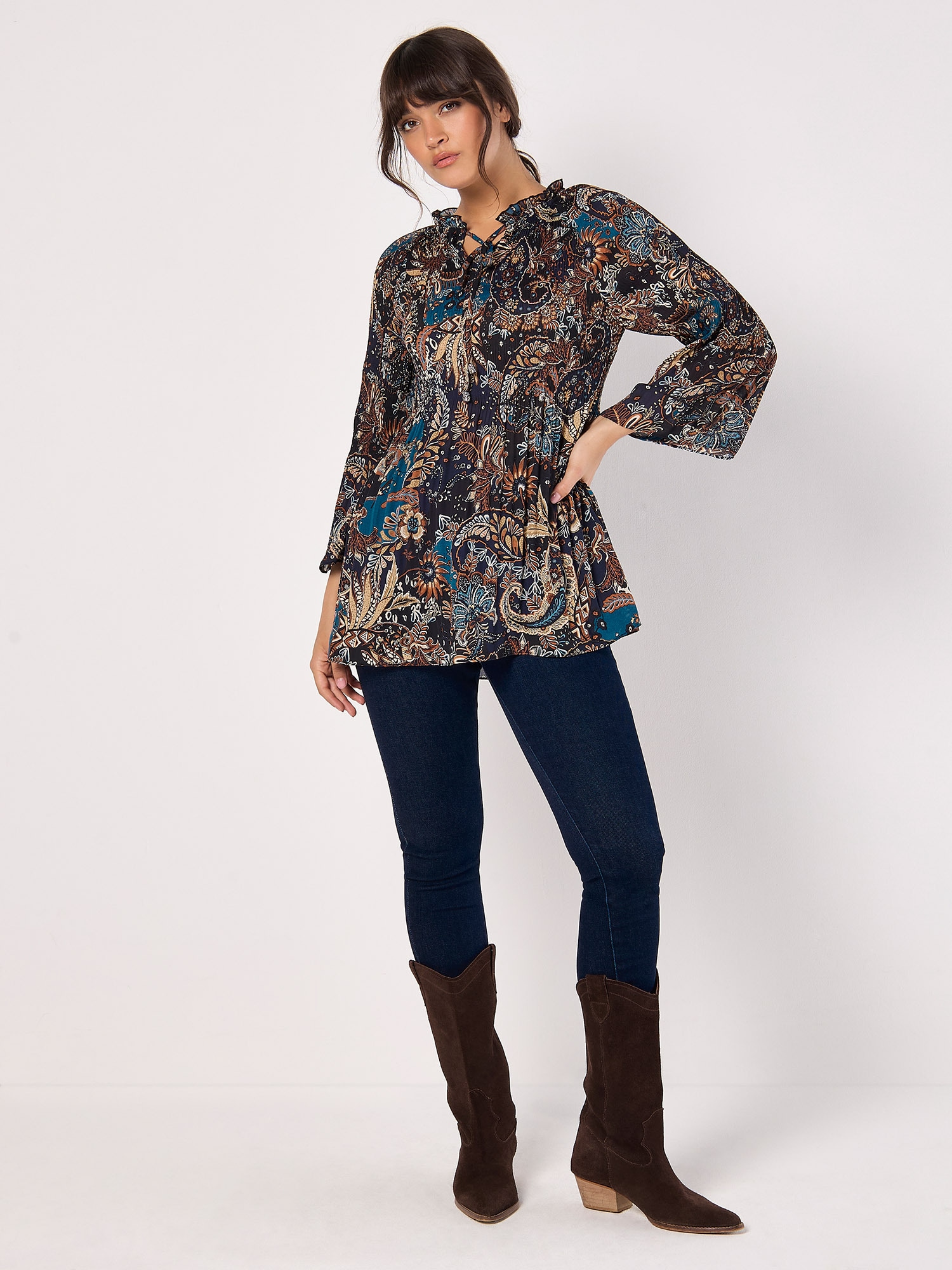 Apricot Klassische Bluse »Blusentop« 1 mit Paisley-Muster