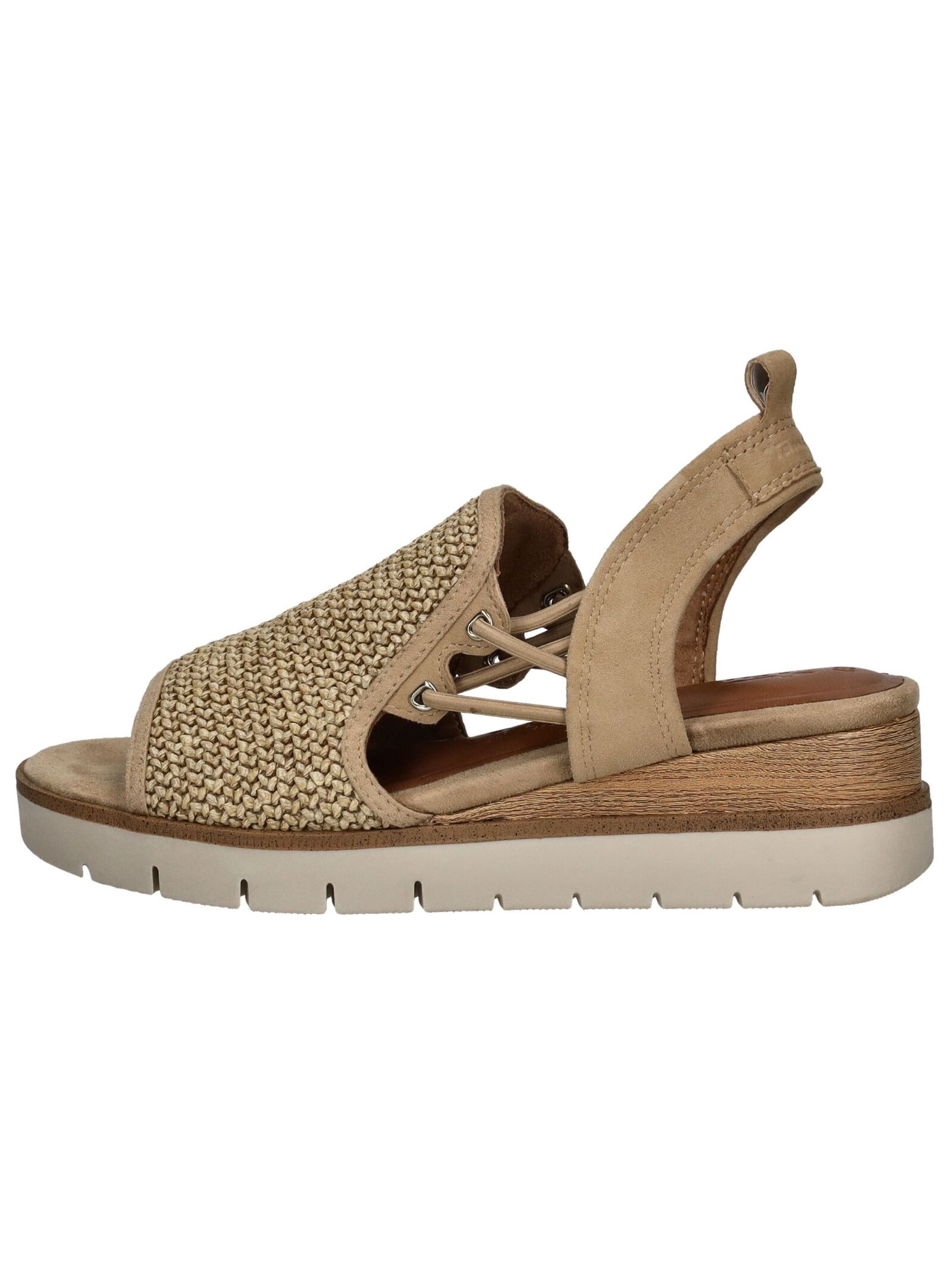 Tamaris Keilsandalette "Tamaris Sandalen Leder/Textil" günstig online kaufen