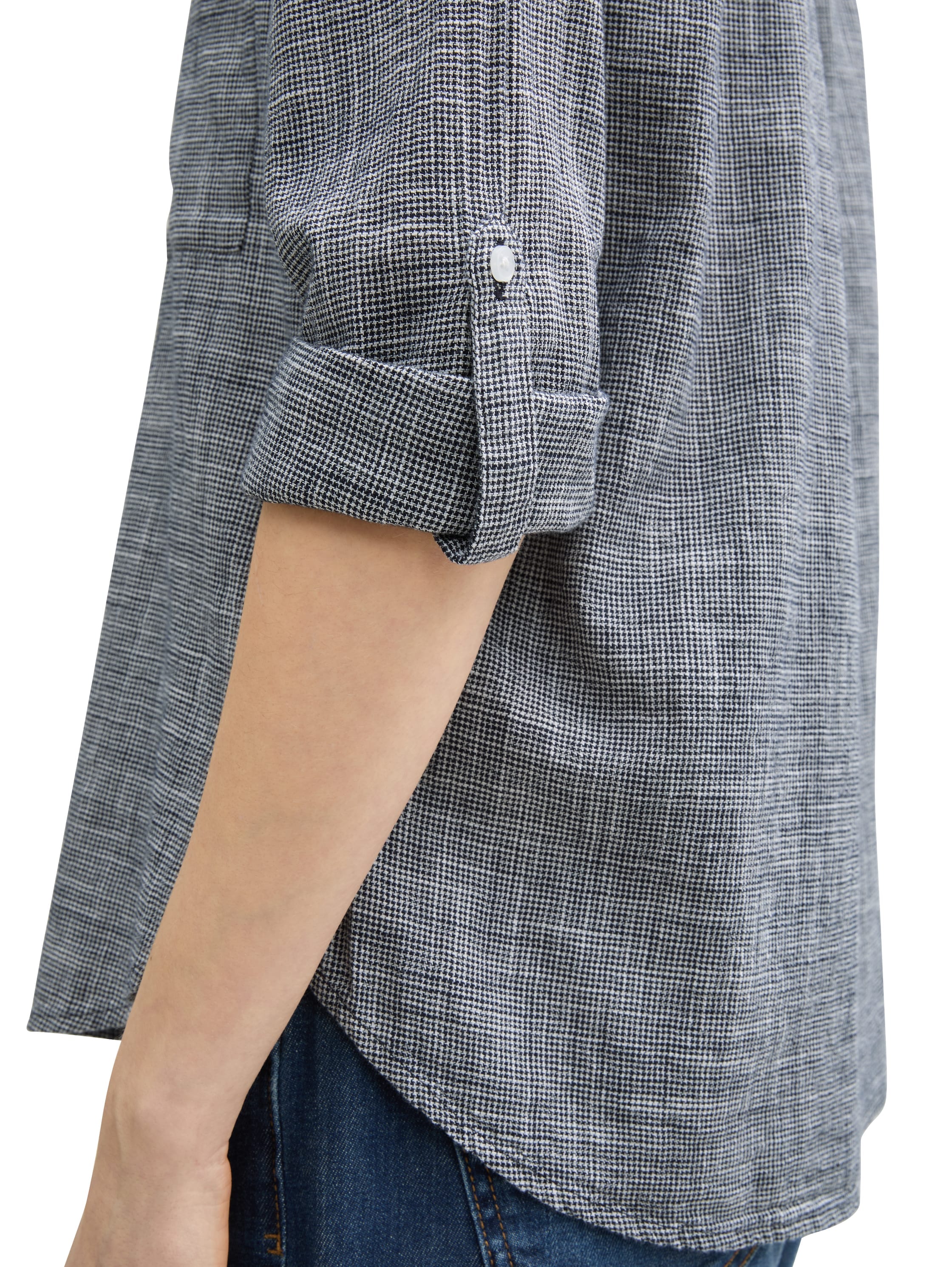 TOM TAILOR Langarmbluse, mit Brusttaschen