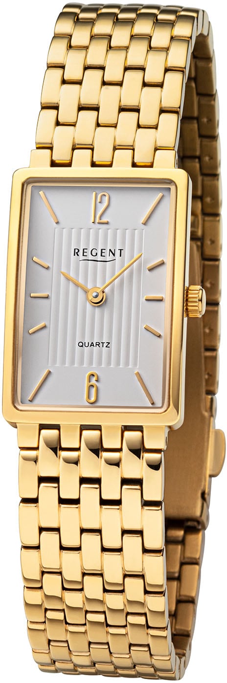 Regent Quarzuhr »F1344 - 3244.92.90«, Armbanduhr, Damenuhr, Titanuhr, Mineralglas, analog