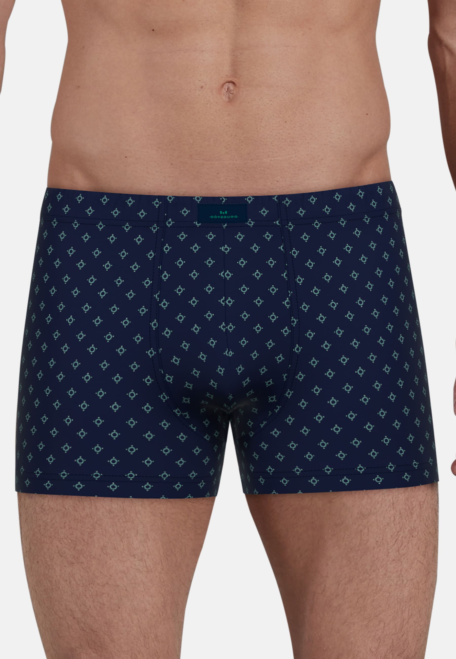 GÖTZBURG Boxershorts "Bray", (2er Pack), mit Muster, atmungsaktiv, Baumwoll günstig online kaufen