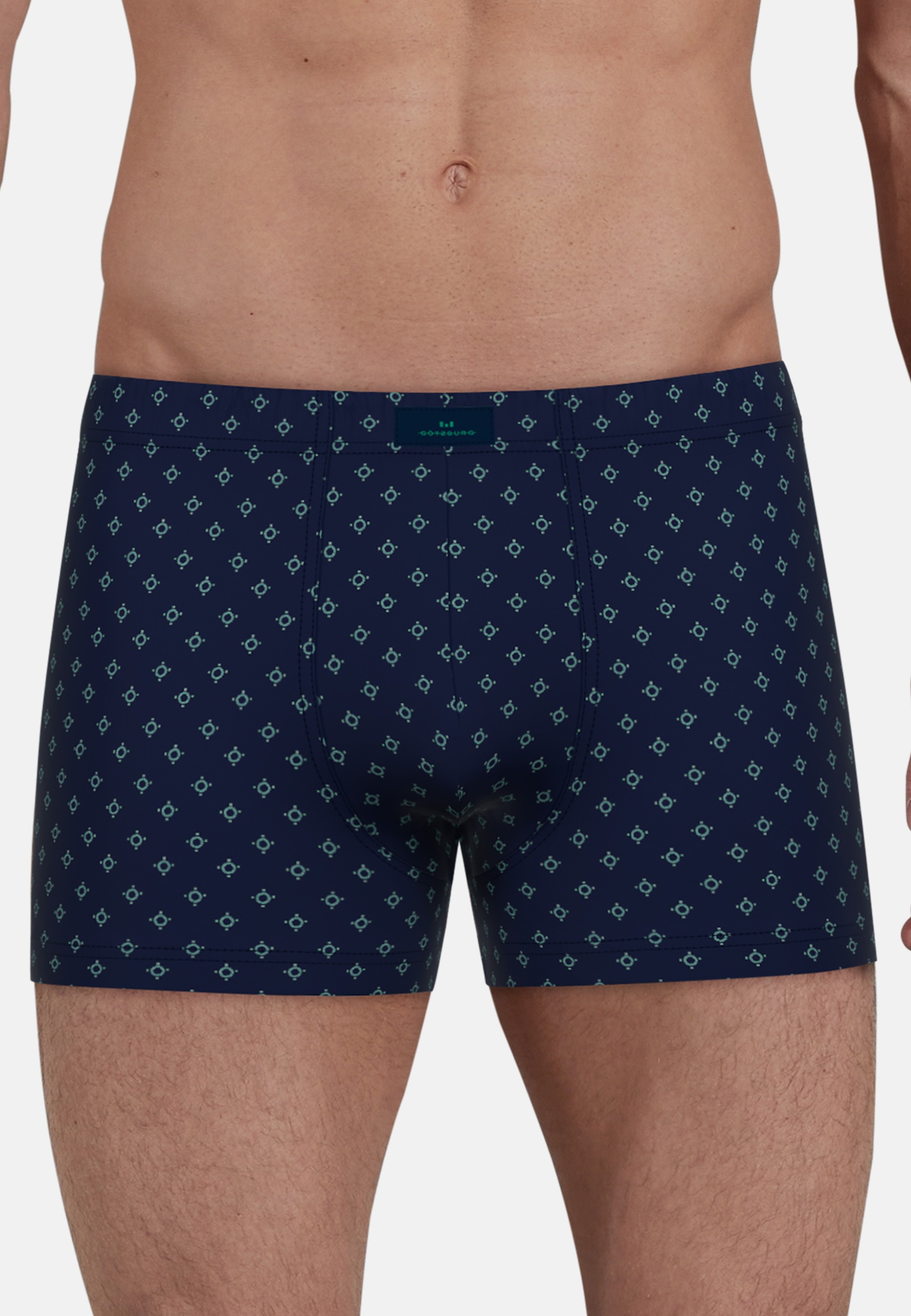 GÖTZBURG Boxershorts "Bray", (2er Pack), mit stilvollem Musterdesign günstig online kaufen