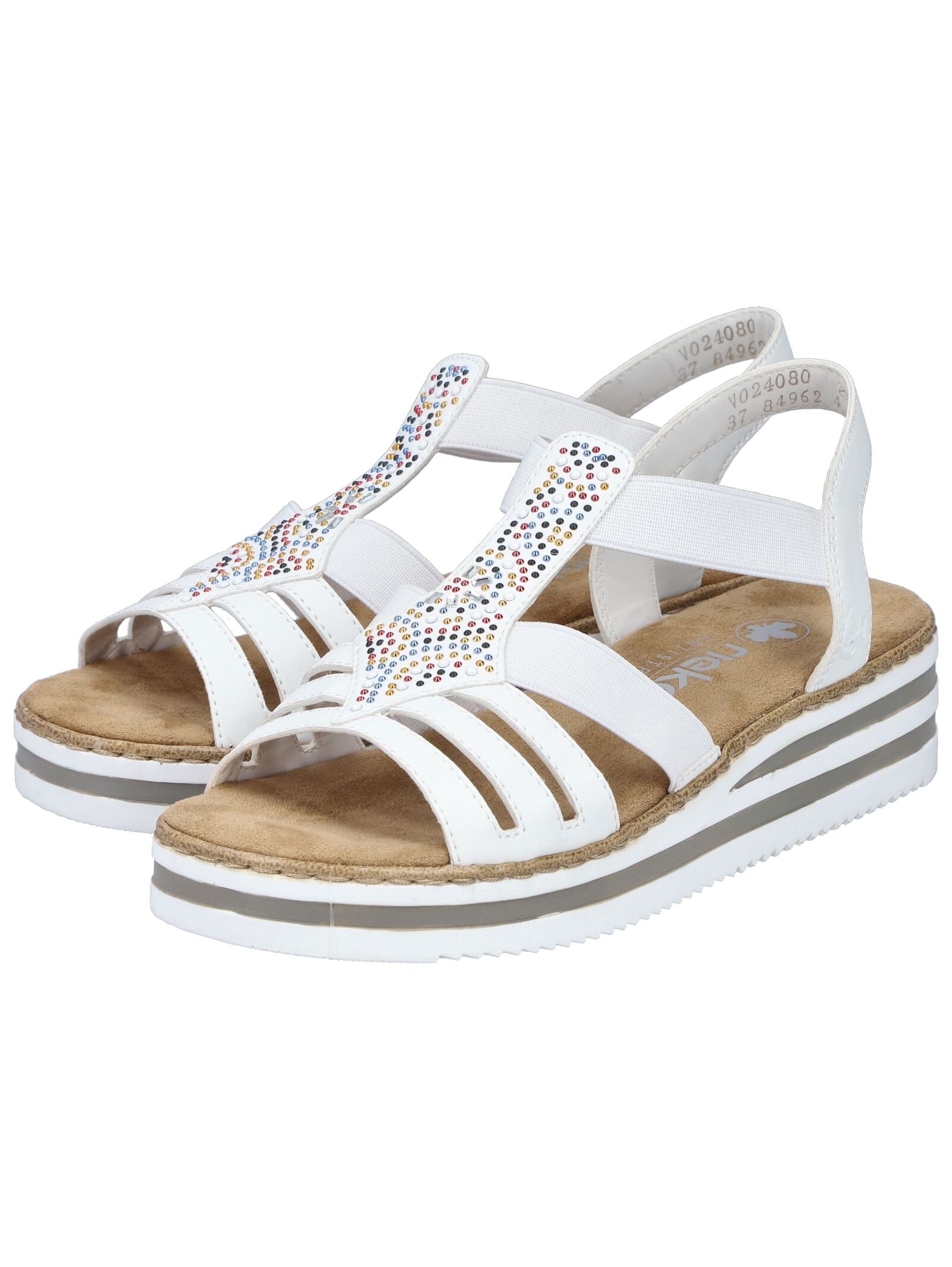Rieker Keilsandalette »Rieker Sandalen Lederimitat«