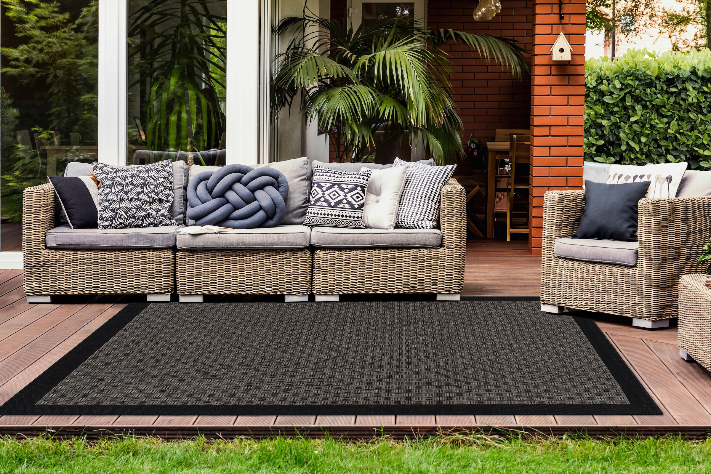 LALEE Läufer »Sunset 608«, rechteckig, 5 mm Höhe, In- und Outdoor geeignet, pflegeleicht, Wohnzimmer