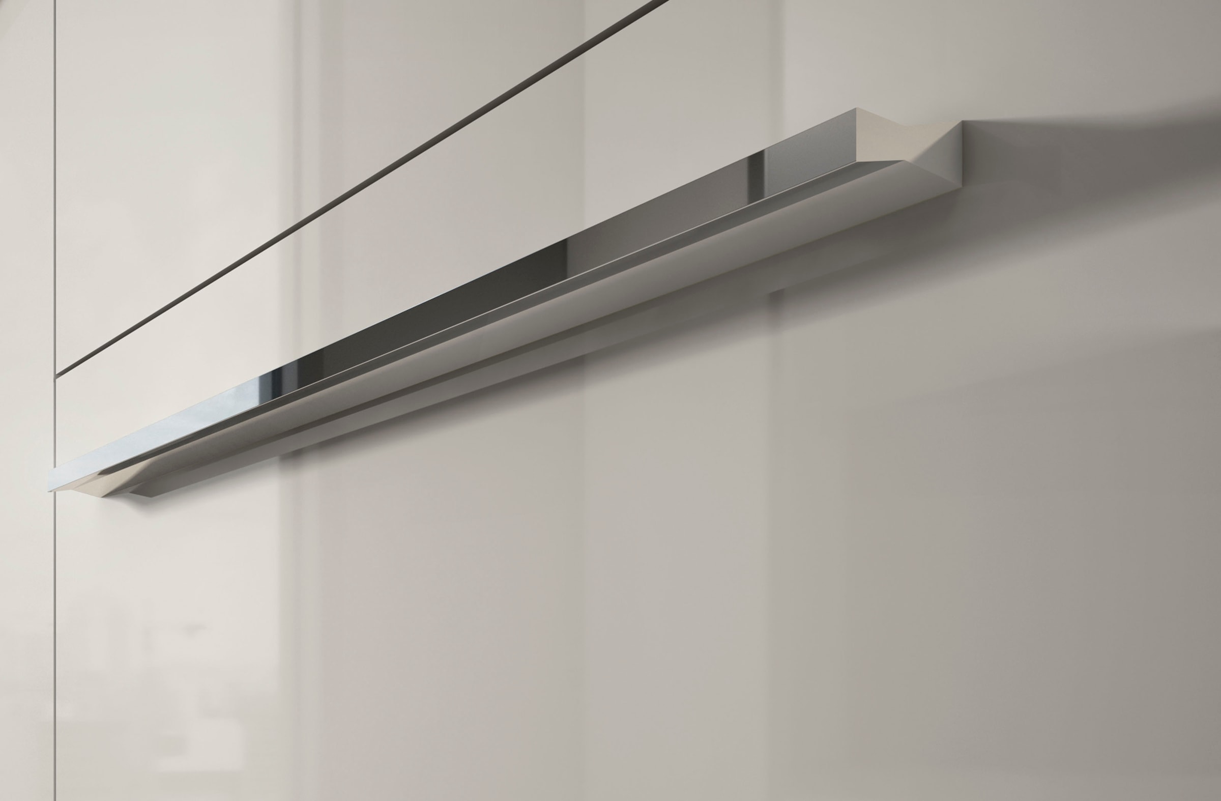 Places of Style Kleiderschrank »Piano, UV lackiert, hochglänzend in beige oder weiß, FSC-zertifiziert«, (mit 4 Schubladen), 272 oder 317cm breit, Höhe 224cm, mit Soft-Close Funktion