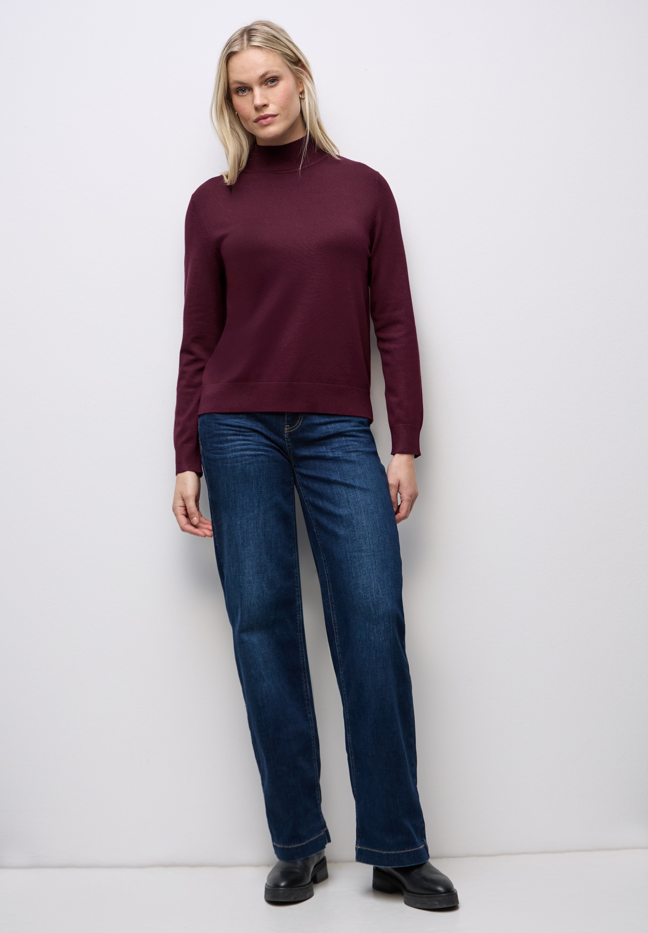 Thumbnail - STREET ONE Rollkragenpullover Feinstrick