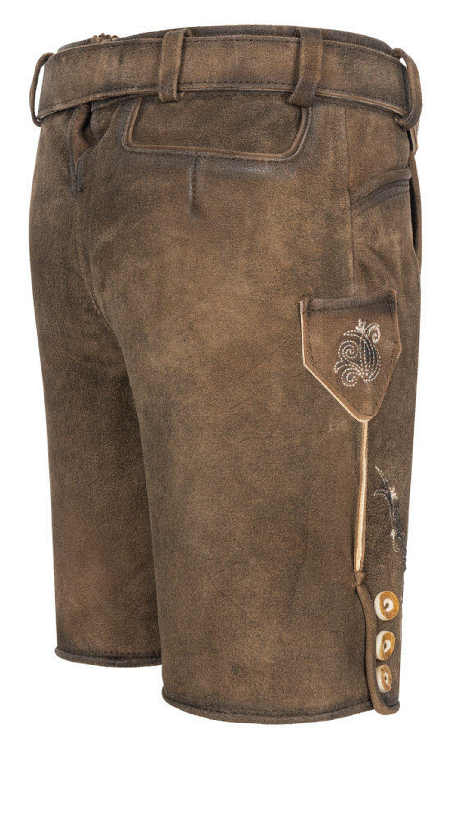 Nübler Trachtenlederhose "Kinderlederhose kurz Edgar" günstig online kaufen