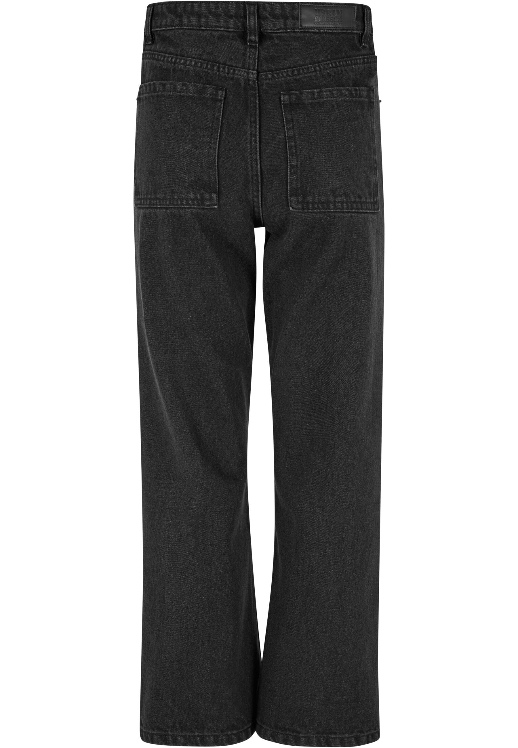 URBAN CLASSICS Bequeme Jeans »Urban Classics Damen Ladies Cropped Straight Leg Denim Pants«