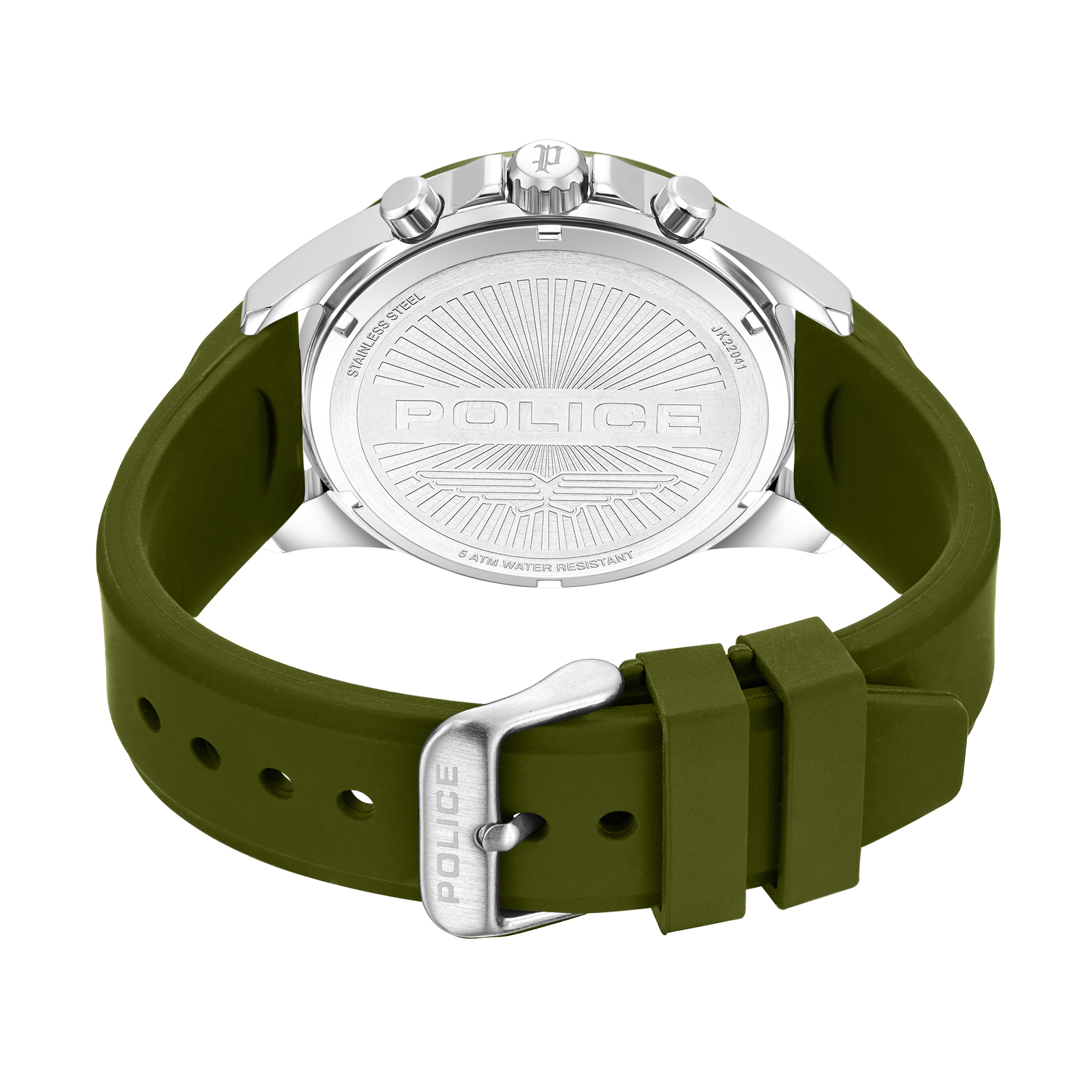 Police Quarzuhr »Motion« Armbanduhr, Herrenuhr, Silikonarmband, analog, Tag, Wochentag