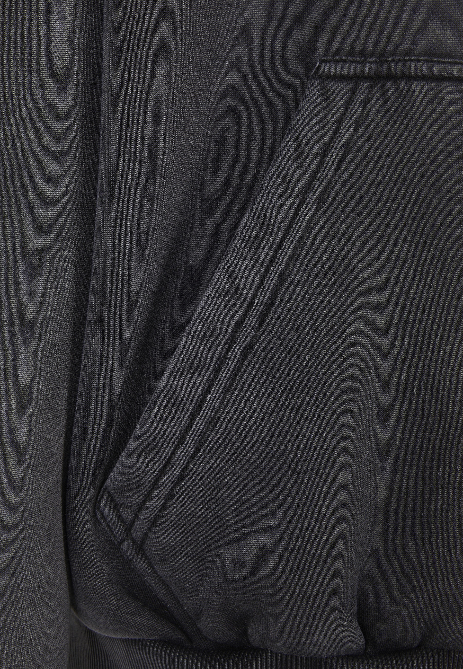 URBAN CLASSICS Neopren-Hoodie »Urban Classics Herren Heavy Stone Washed 90's Zip Hoodie« 1 Stk.