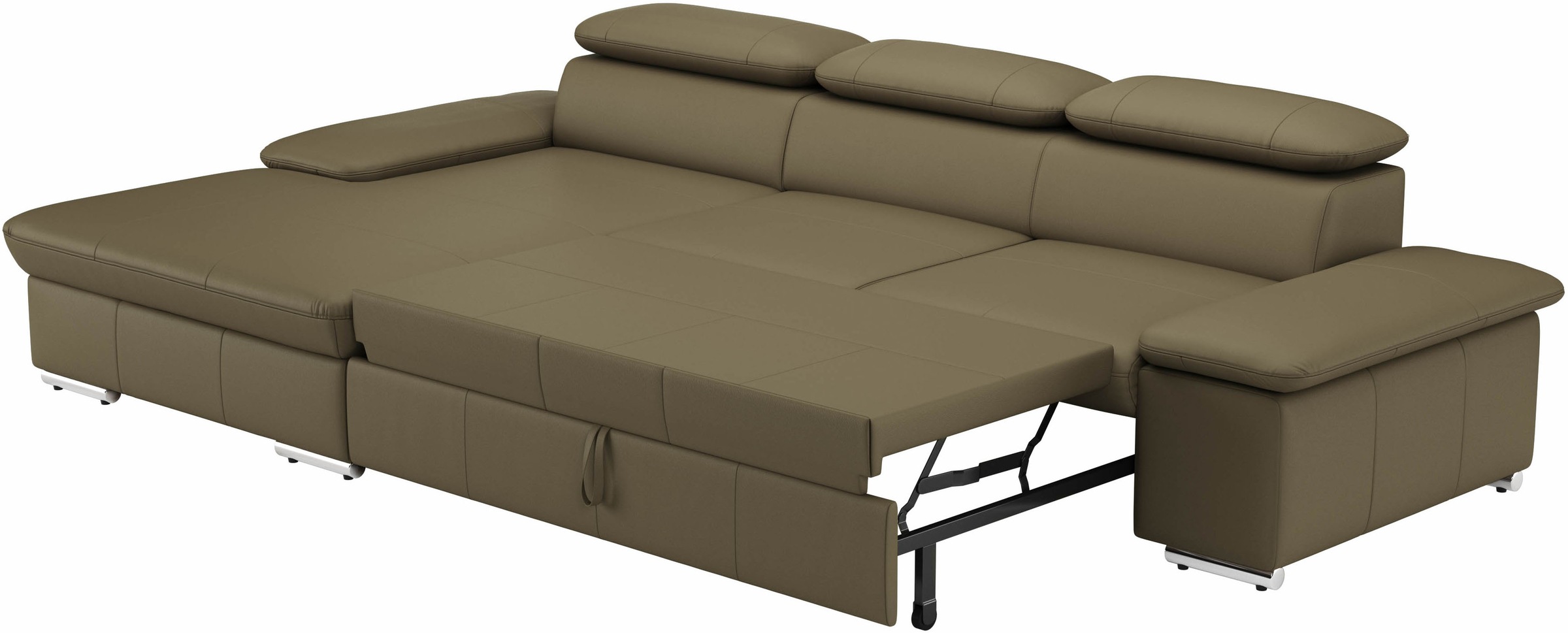 sit&more Ecksofa »Valantine L-Form«, inkl. Kopf- und Armteilverstellung, wahlweise mit Bettfunktion