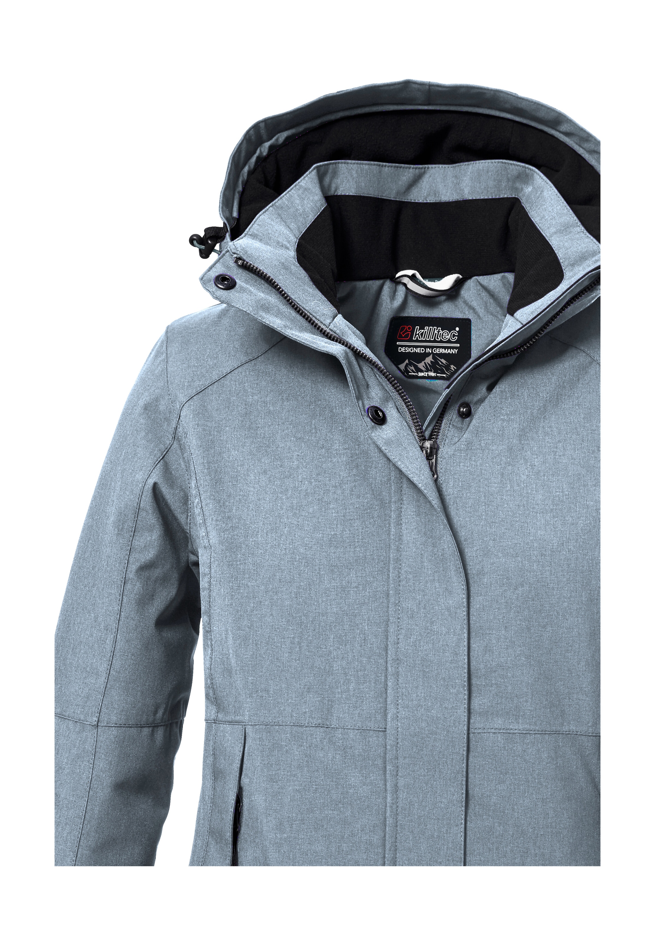 Killtec Outdoorjacke »KOW 37 WMN JCKT«, Wasserdichte Damen Funktionsjacke mit abnehmbarer Kapuze