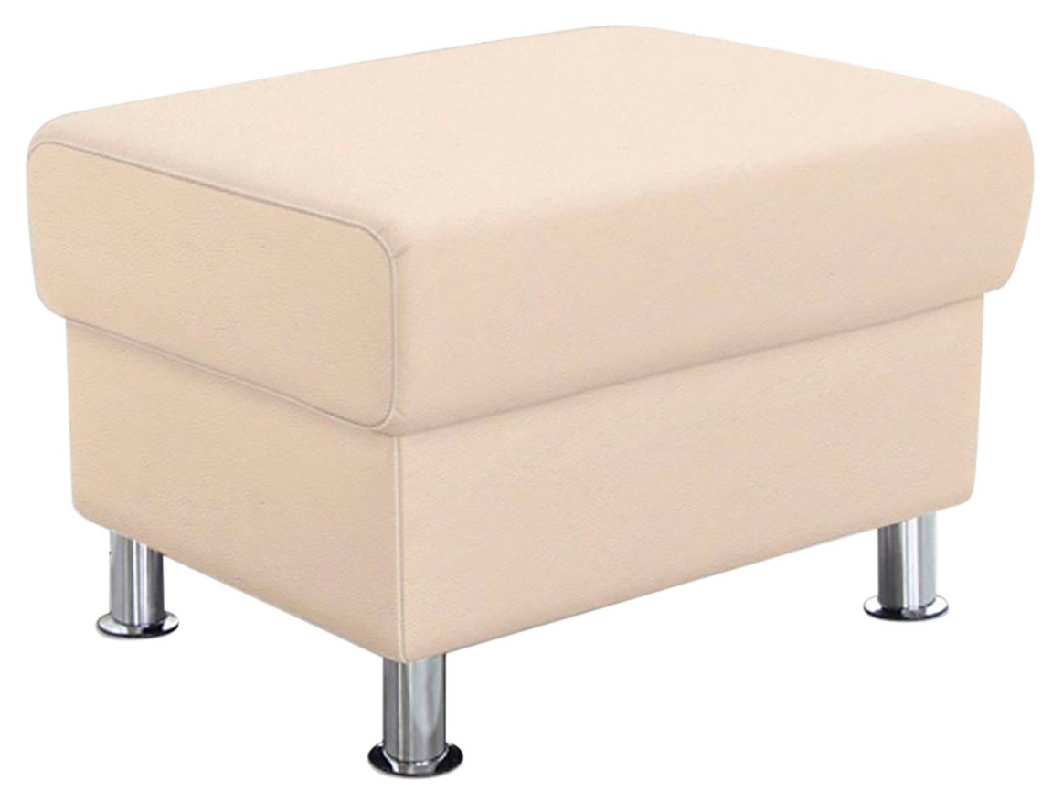 TRENDMANUFAKTUR Hocker "Rondo, Polsterhocker zur Serie, Breite 67 cm, Füße günstig online kaufen