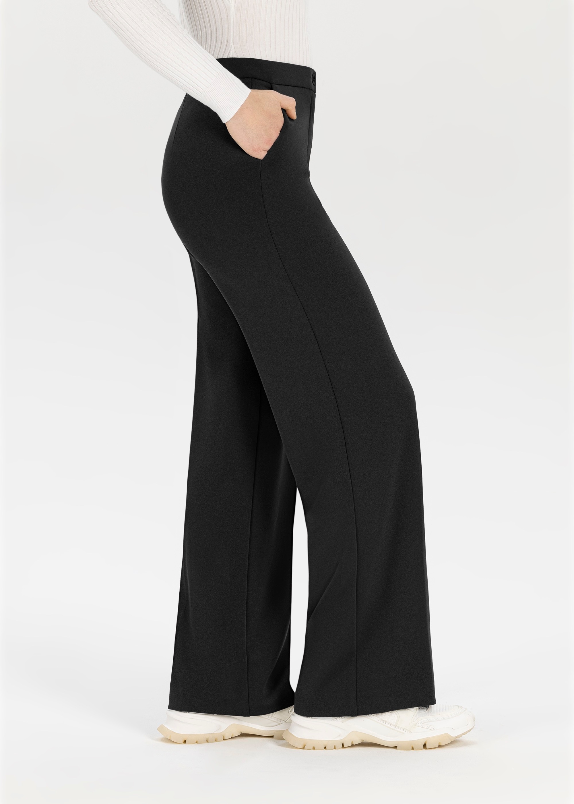 Thumbnail - Stehmann Palazzohose in Überlänge