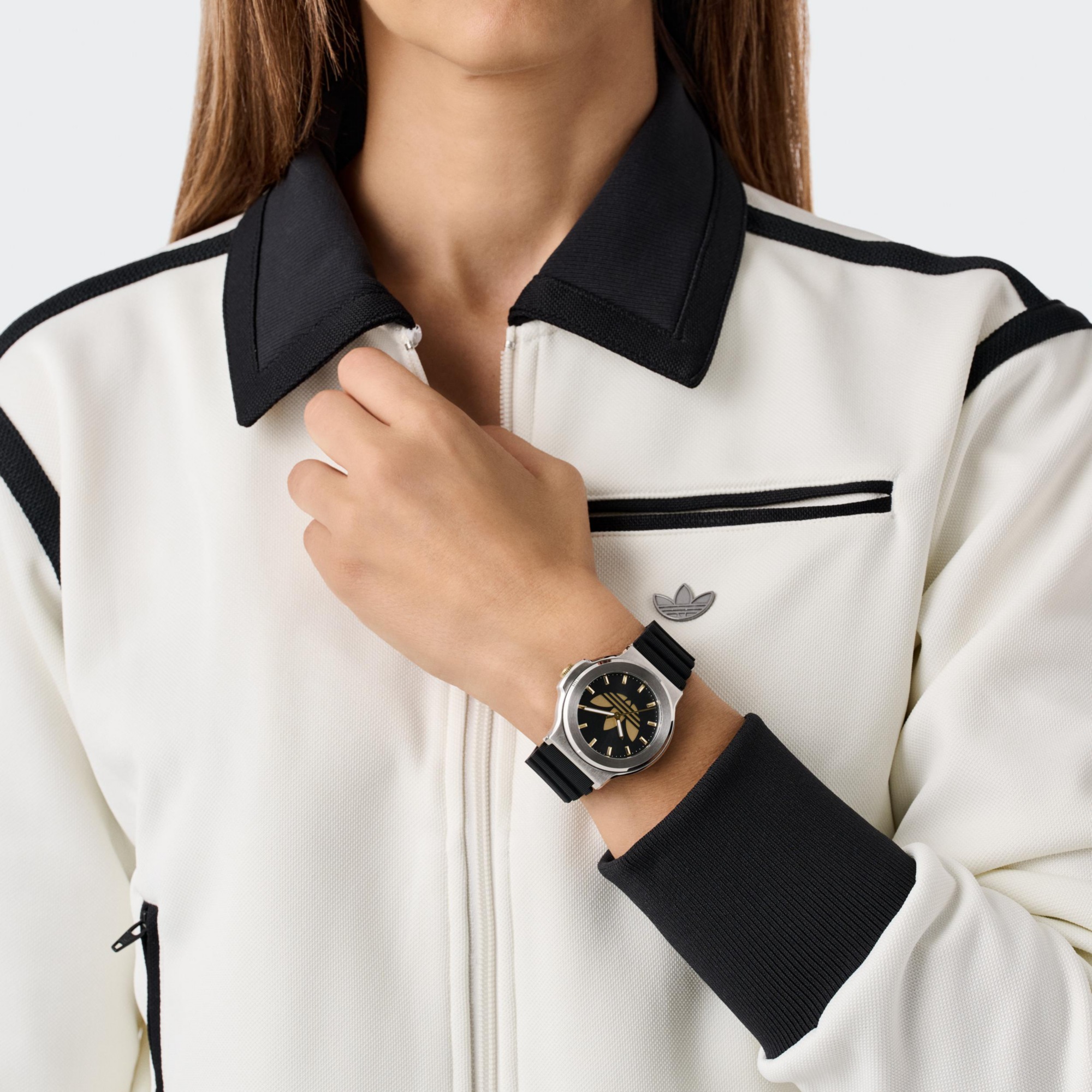 adidas Originals Quarzuhr »EXPRESSION THREE« Armbanduhr, Herrenuhr, Damenuhr, Silikonarmband, Leuchtzeiger