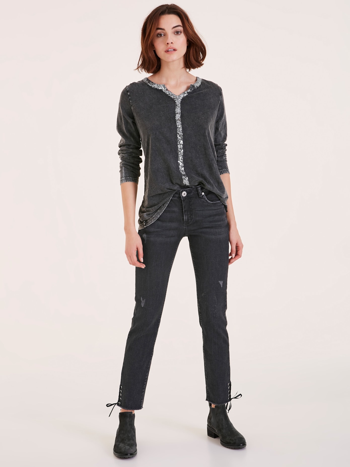 heine Langarmshirt "Shirt", 1 Stk. günstig online kaufen