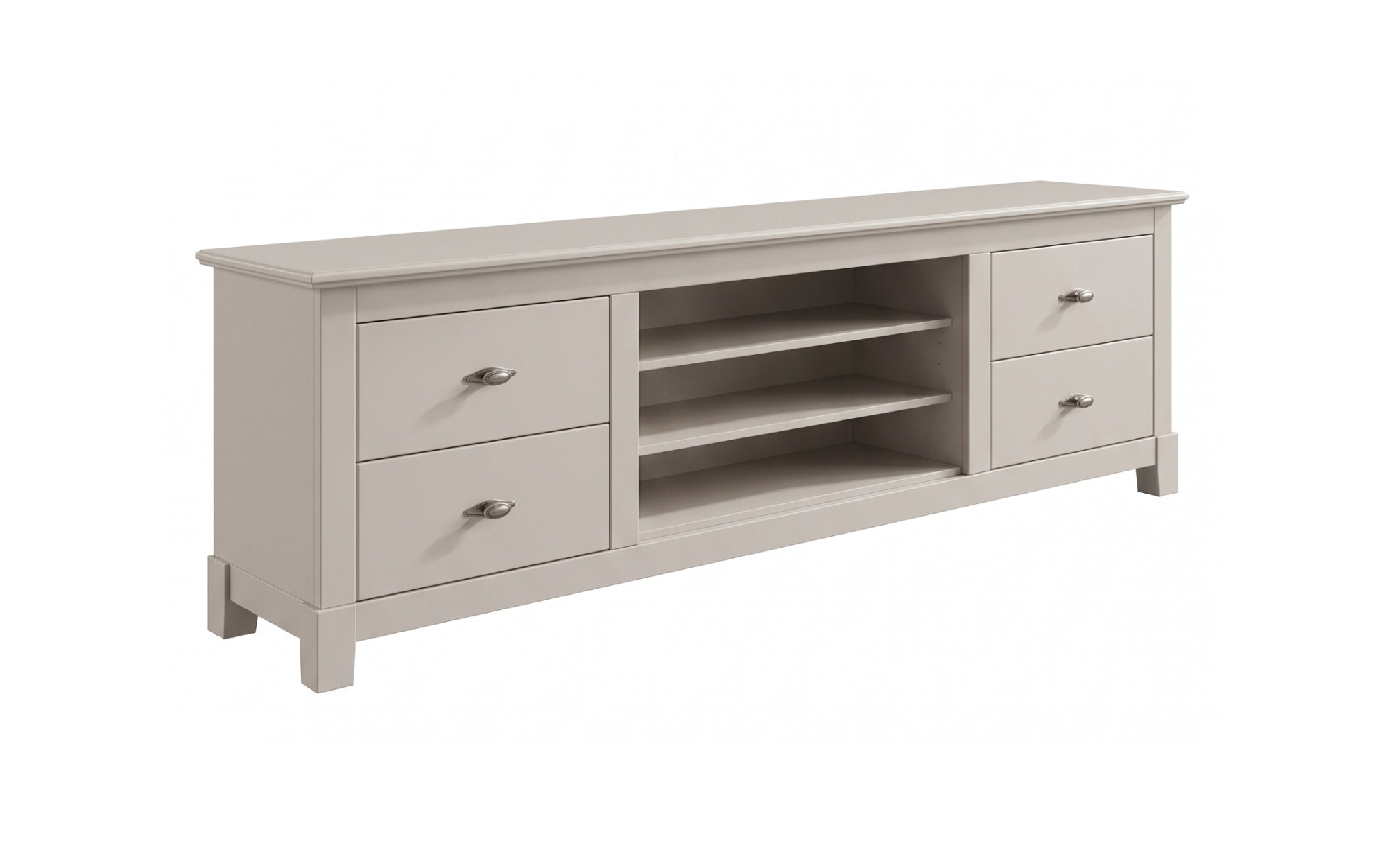 OTTO home Lowboard »Rauna, TV-Bank, TV-Kommode, Landhausstil« Breite 200 cm, FSC®-zertifiziertes Massivholz, Kiefer
