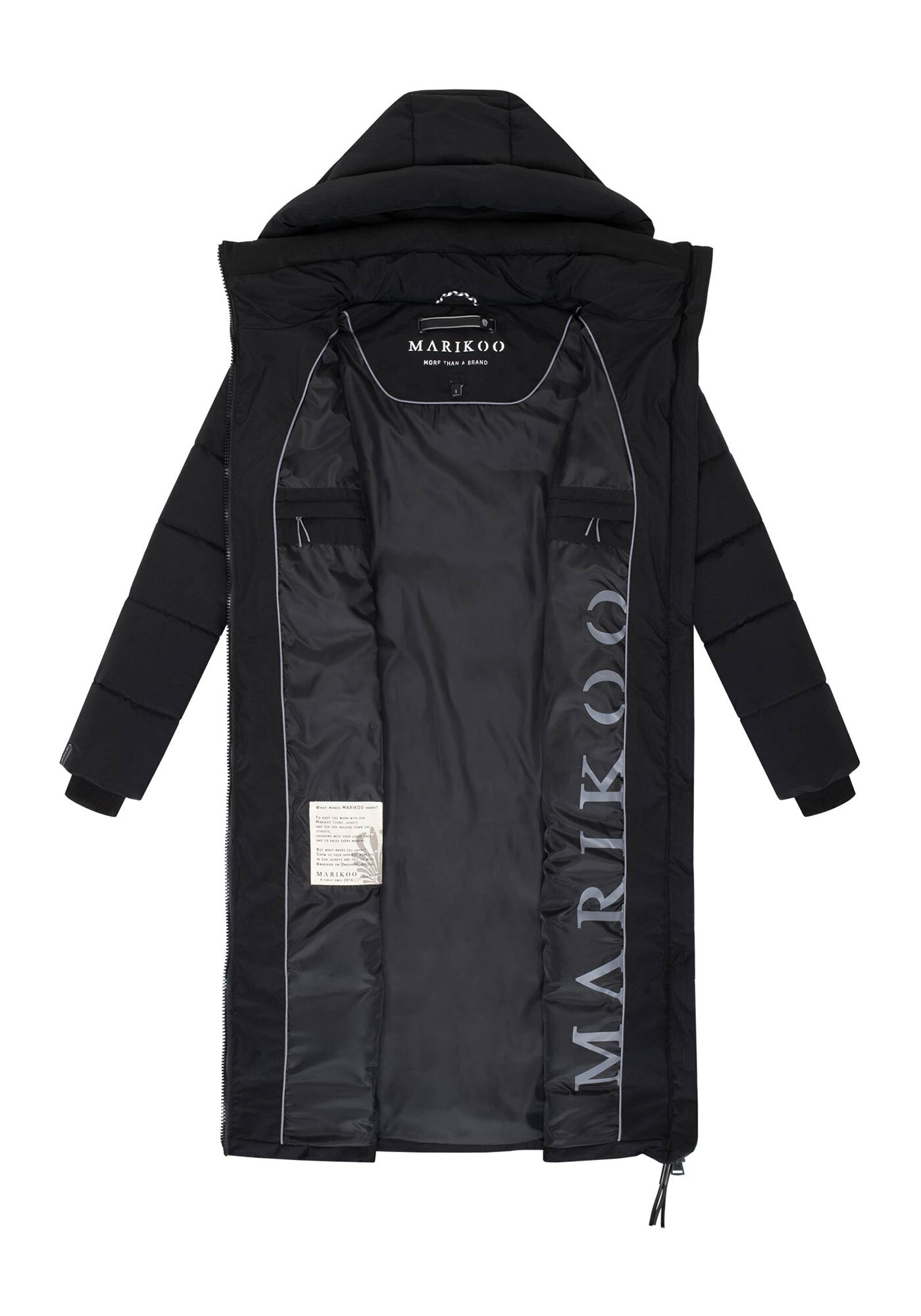 Marikoo Winterjacke »Lanitaa«, Windschutz durch hochschließenden Kragen